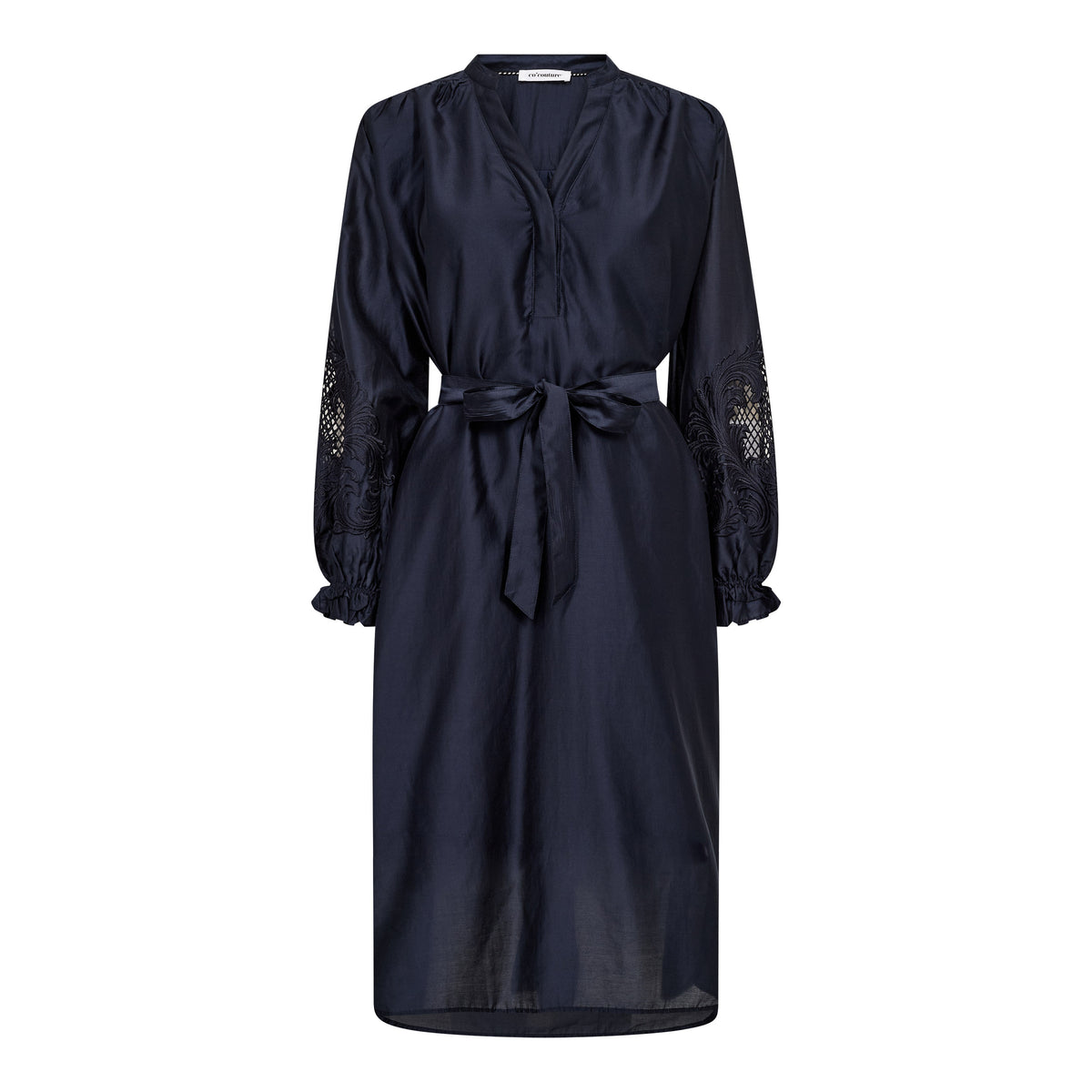 Co’Couture – MelinCC Emb Dress – Navy