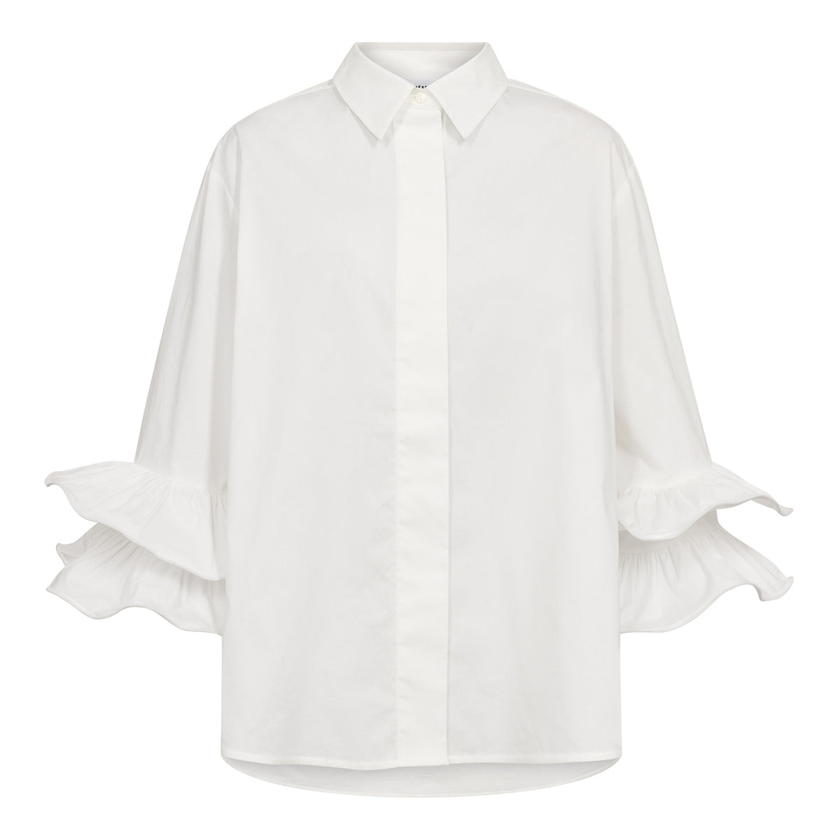 Co’Couture – HalenCC Flare Shirt – White