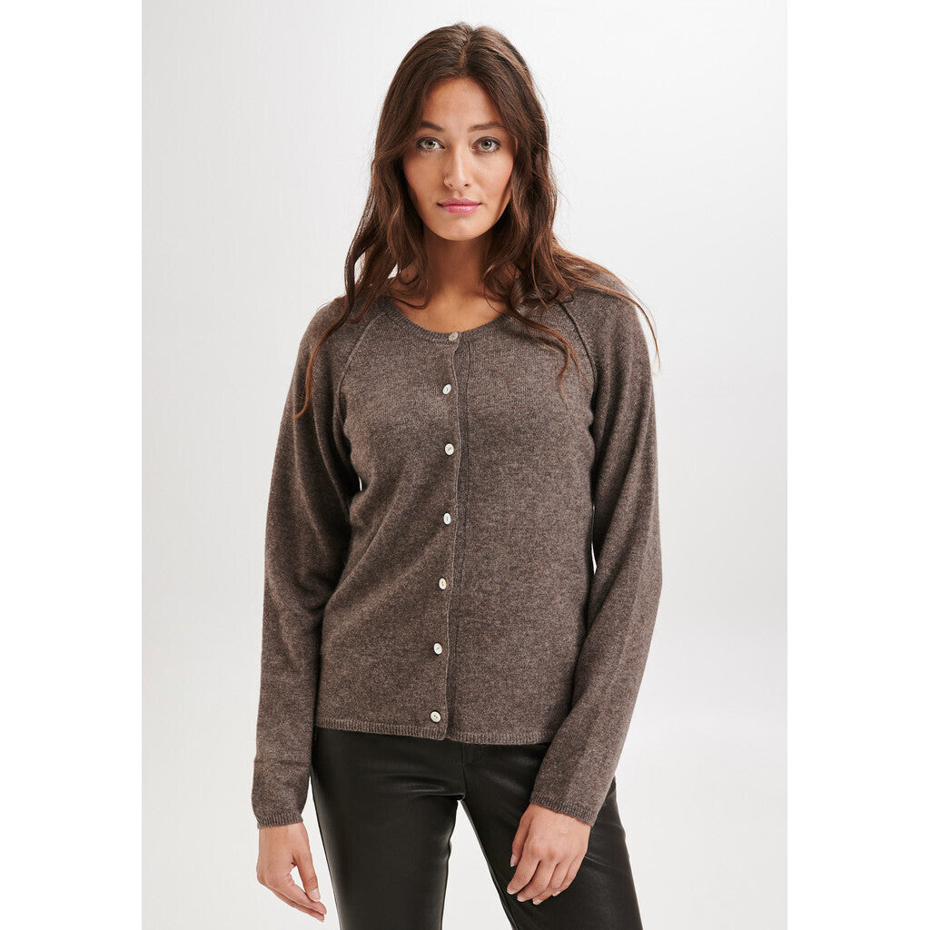 BTF Cph Cashmere cardigan, Brun