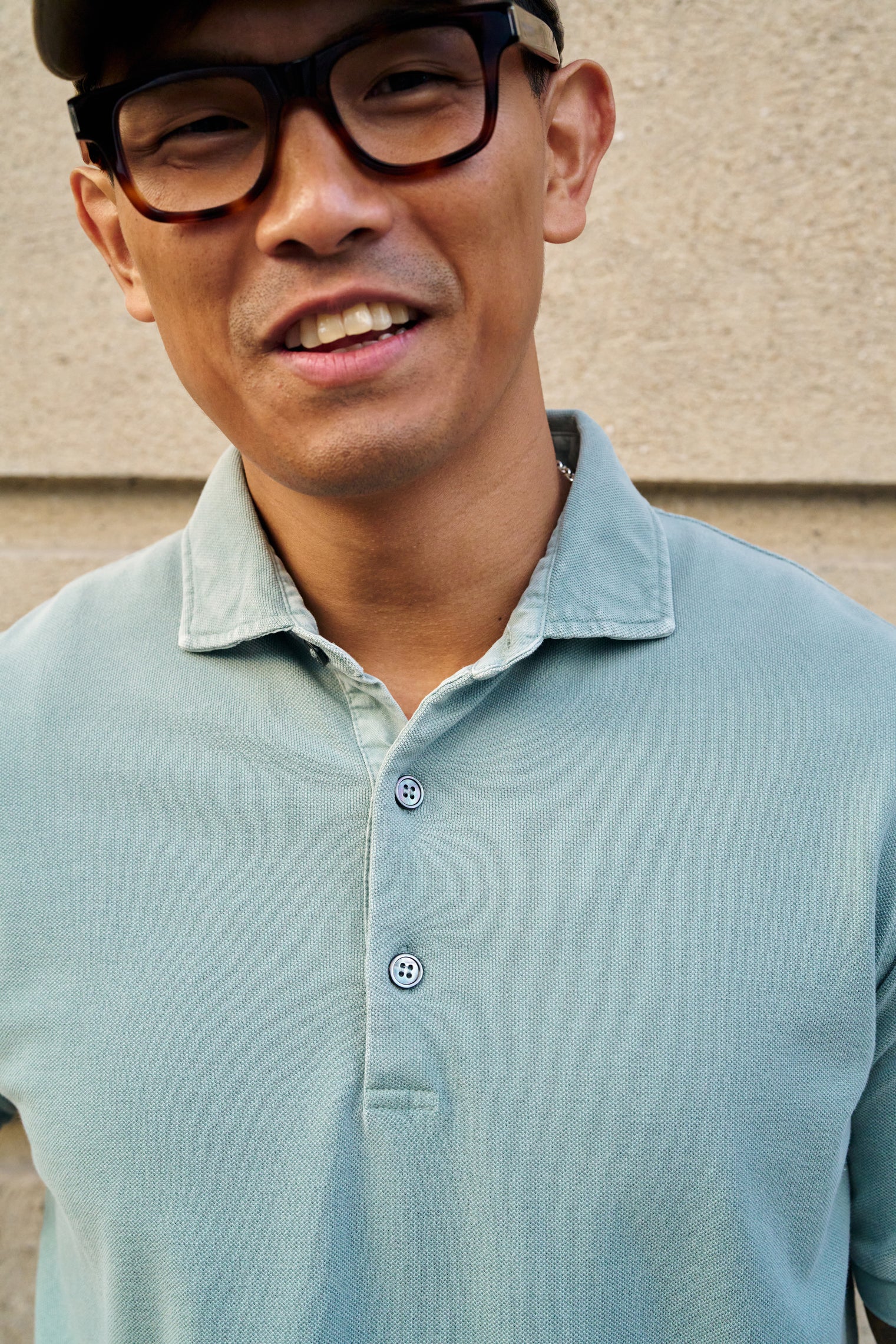 MMGHarvey Faded Polo – Lyseblå Polo