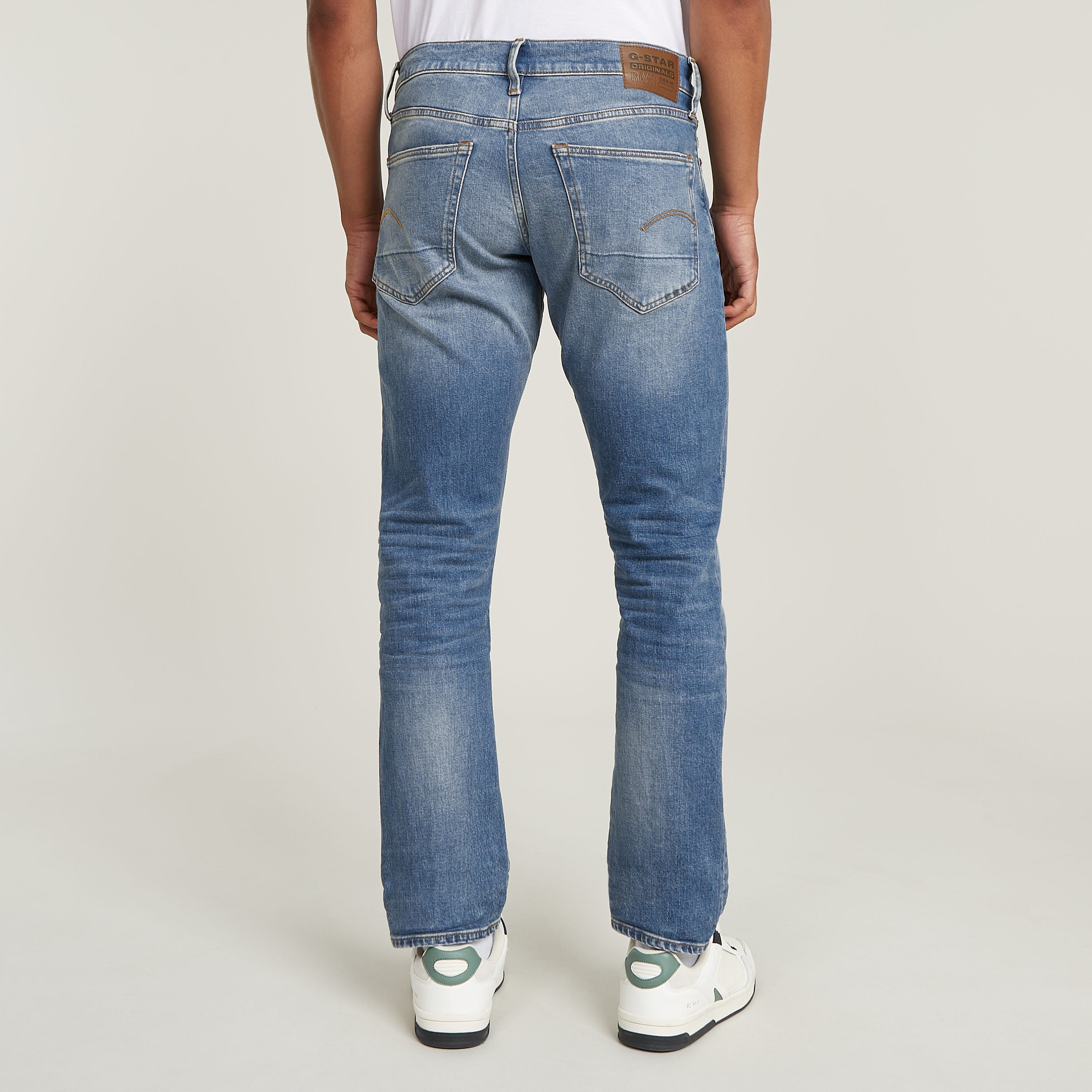 G-Star - 3301 Regular Tapered Worn in Azure