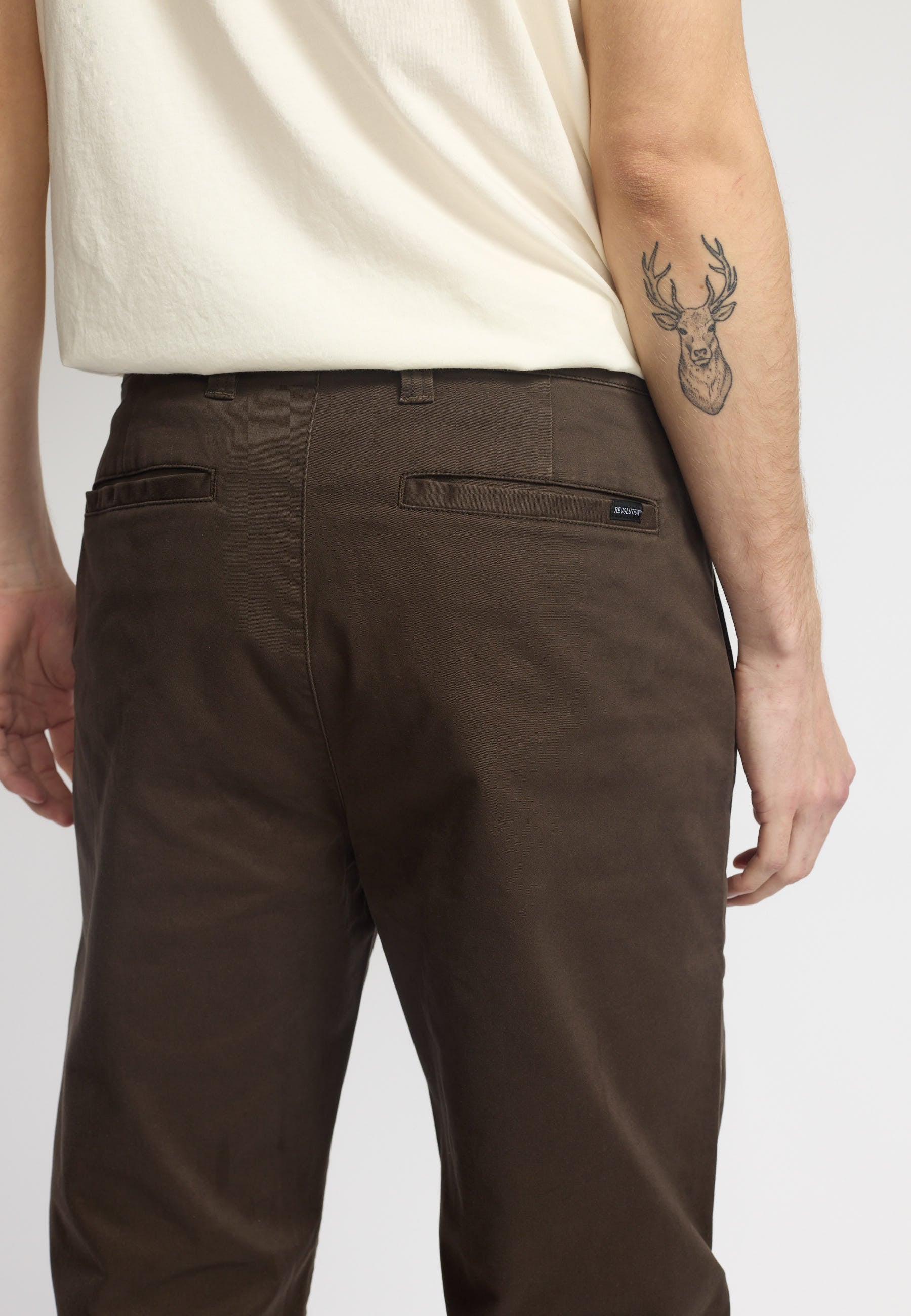 Revolution - Chino Trousers Brun