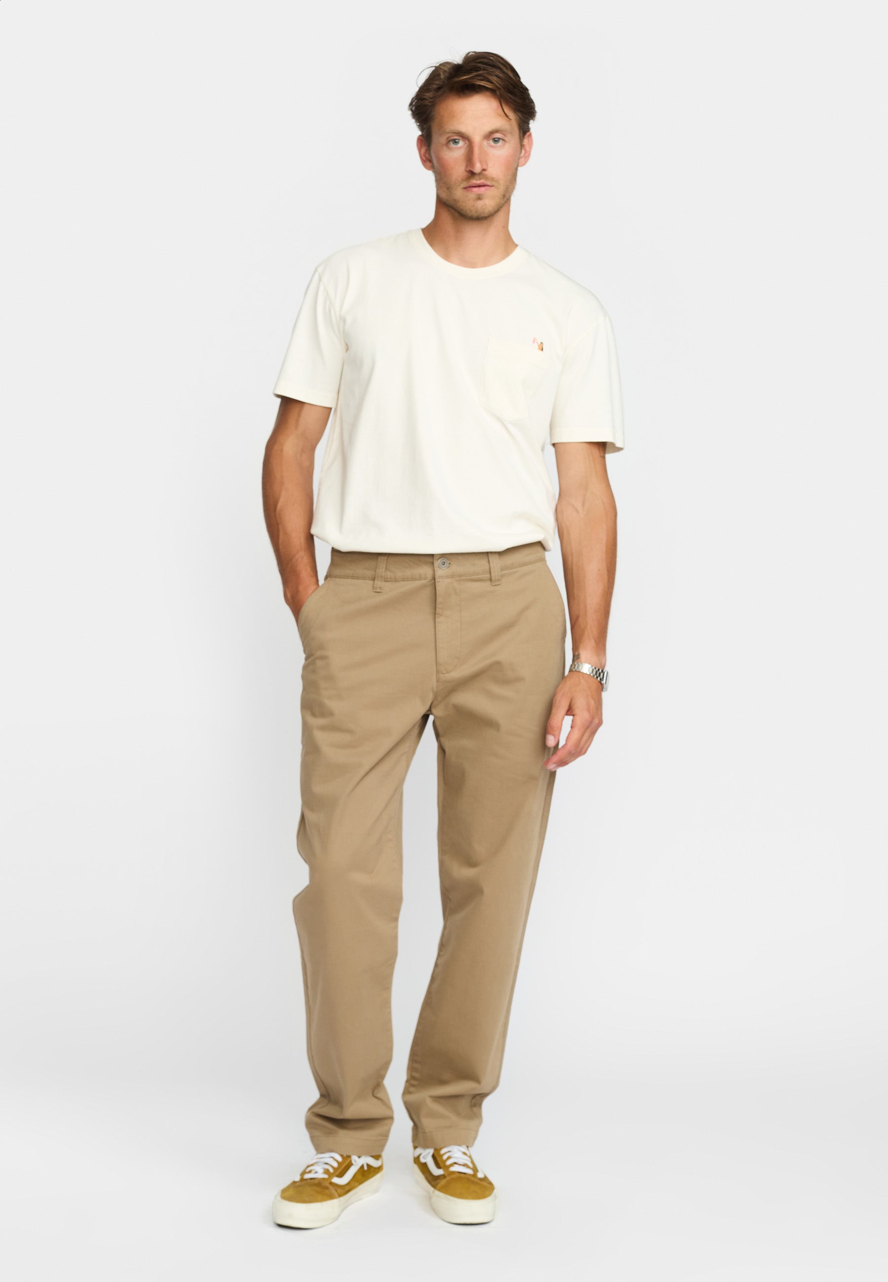 Revolution - Chino Trousers Sand