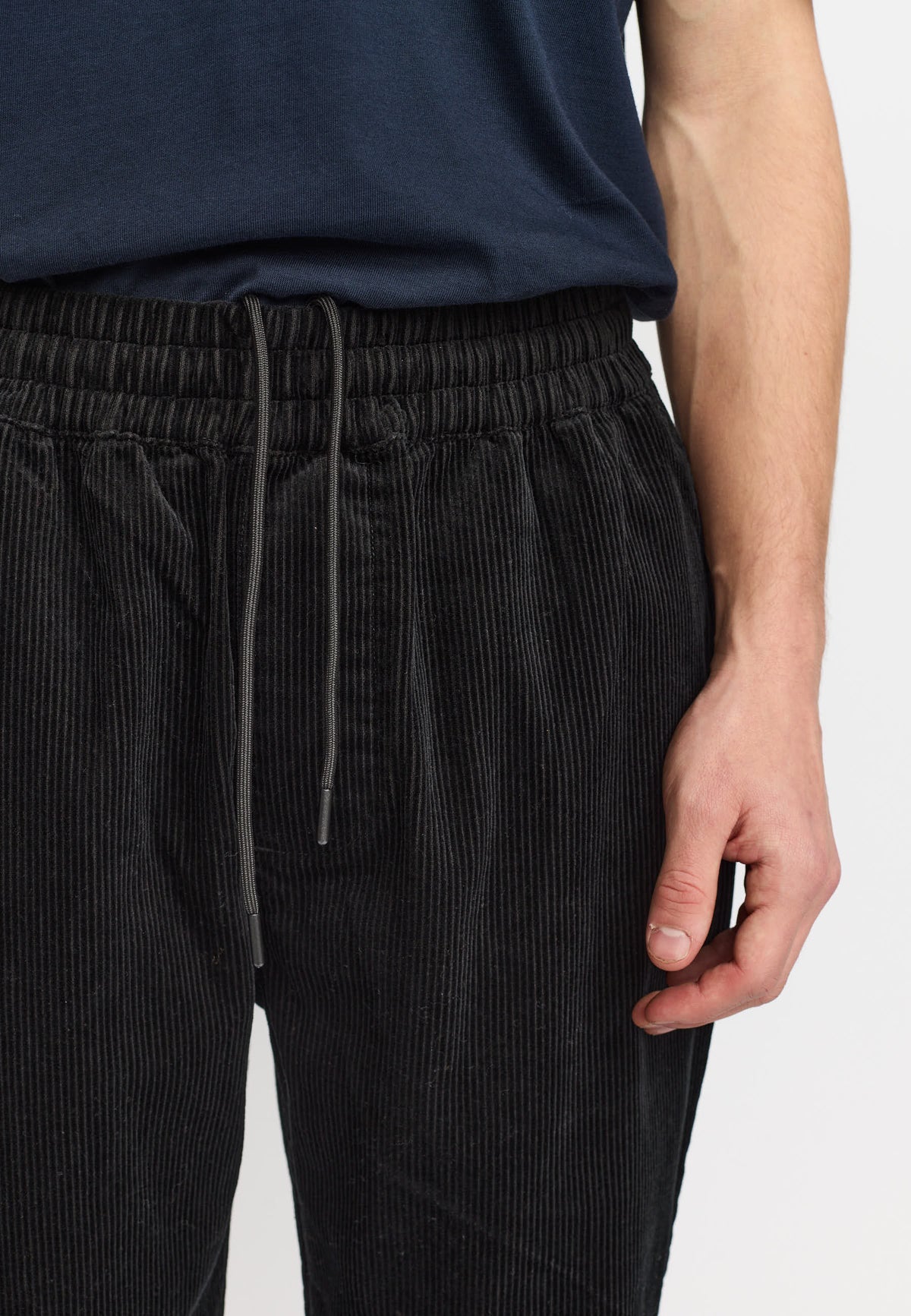 Revolution - Casual trousers, sort fløjl