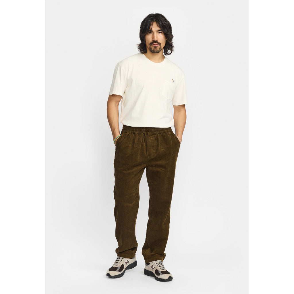 Revolution - Casual Trousers, brun fløjl