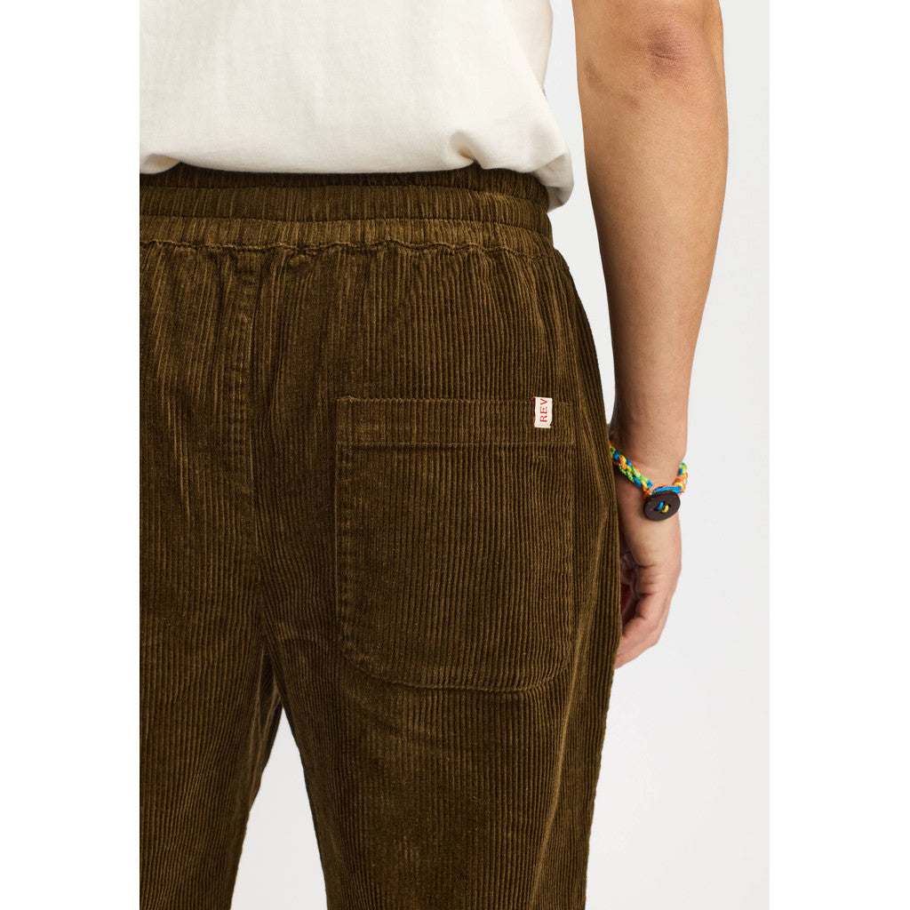 Revolution - Casual Trousers, brun fløjl