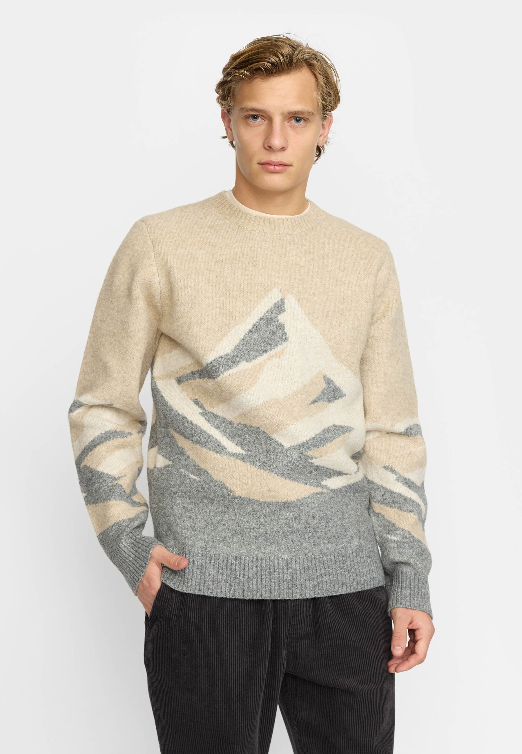 Revolution - Sweater med bjergmotiv