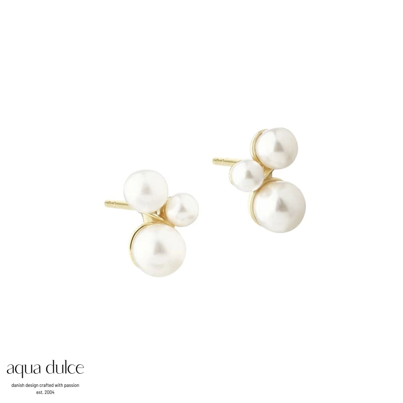 Aqua Dulce - Luna Earstud - guld