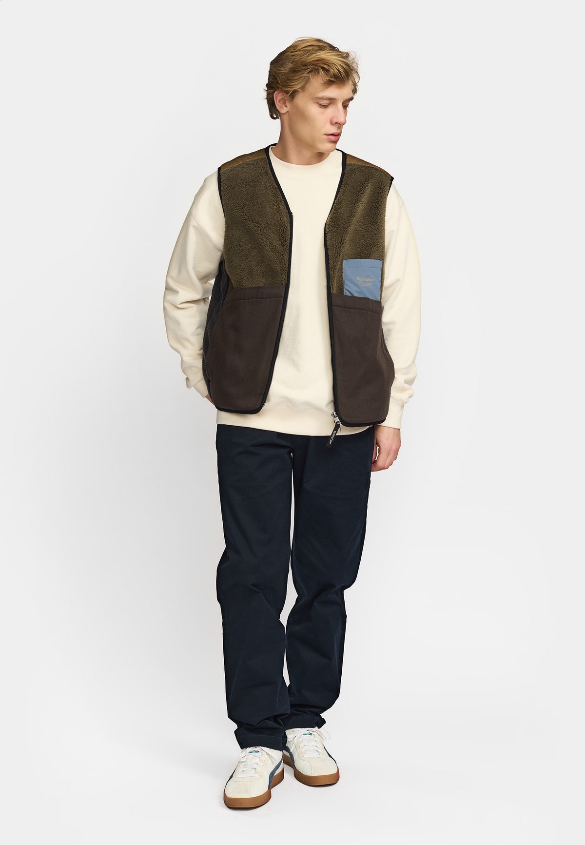 Revolution - Blocked Teddy Vest