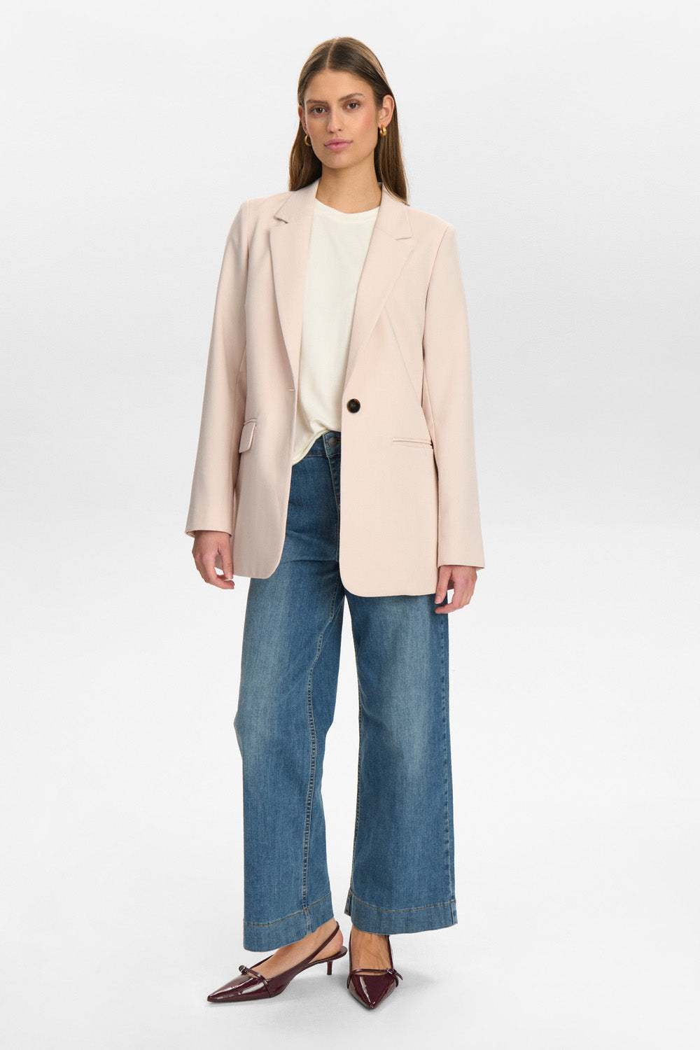 NuRonja Blazer i Oyster Grey