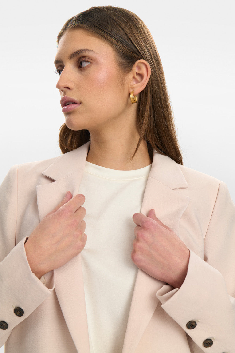 NuRonja Blazer i Oyster Grey