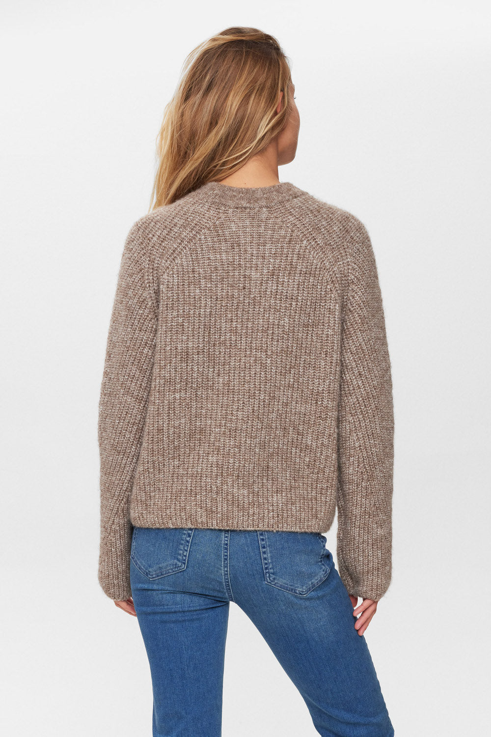 Nümph - NUZindi Pullover, Fossil Melange