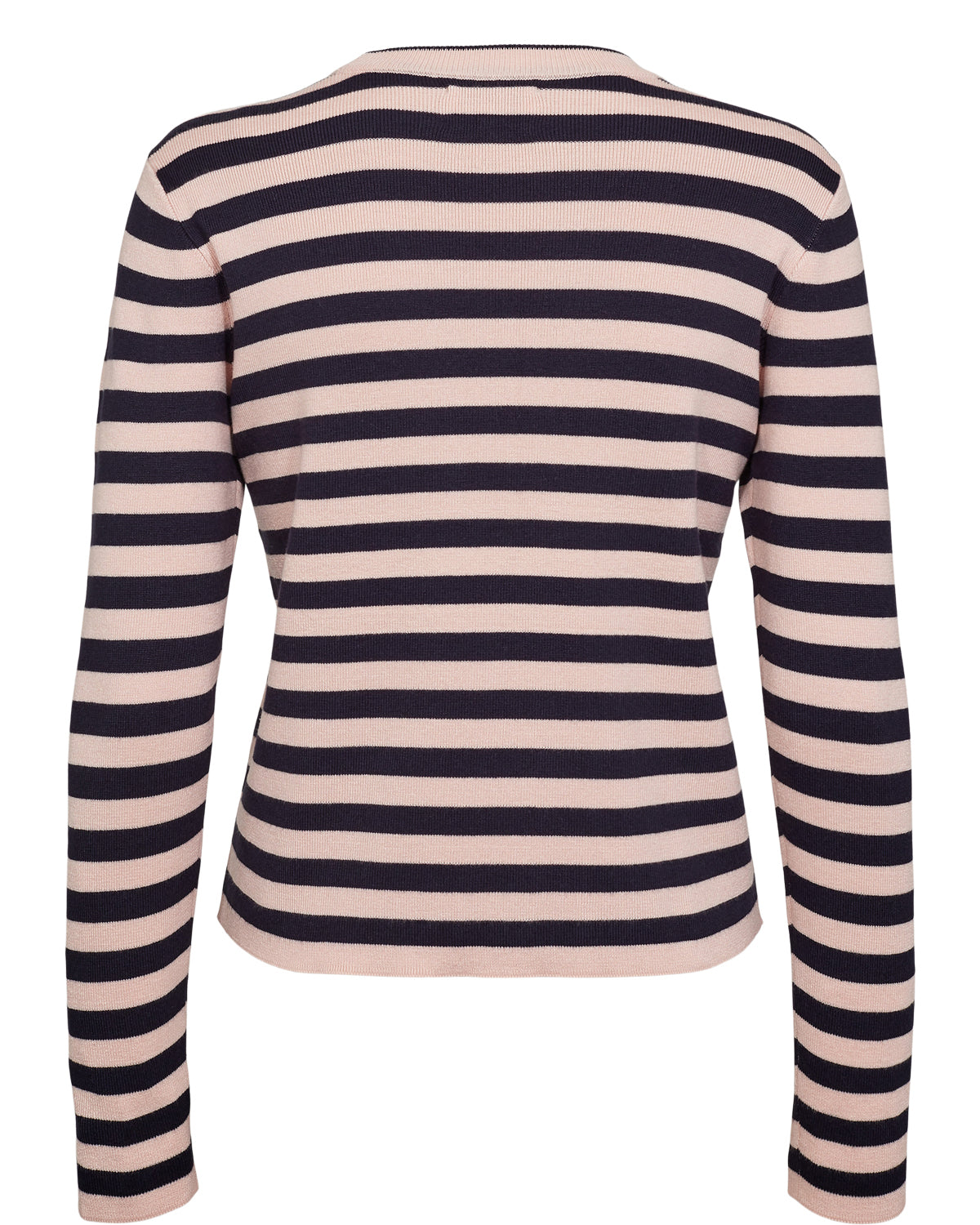 Nümph - NUStripy Pullover i rosa strib