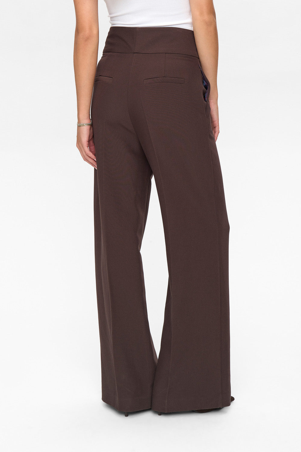Nümph - NUBussy Pant i mørkebrun
