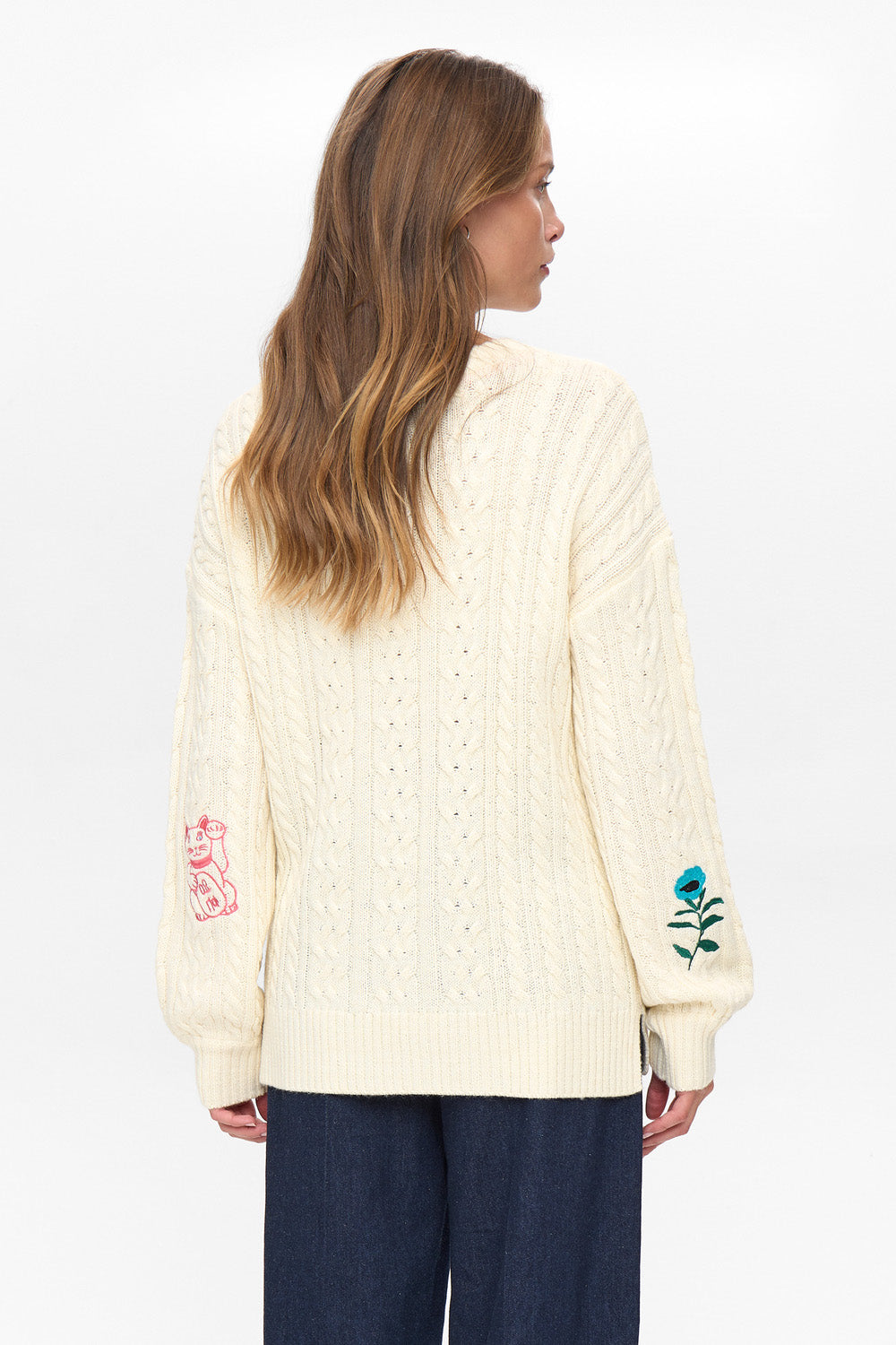 Nümph - NULysa strik med broderi