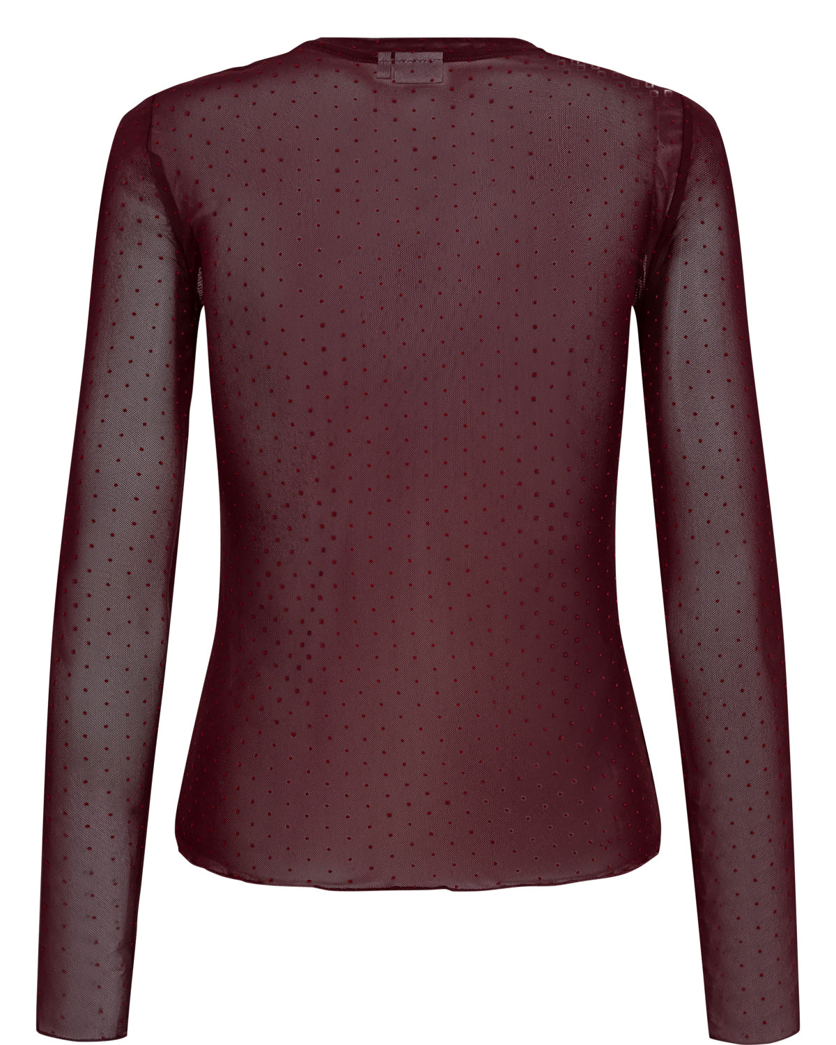 Nümph - NUJinnie Meshbluse i bordeaux