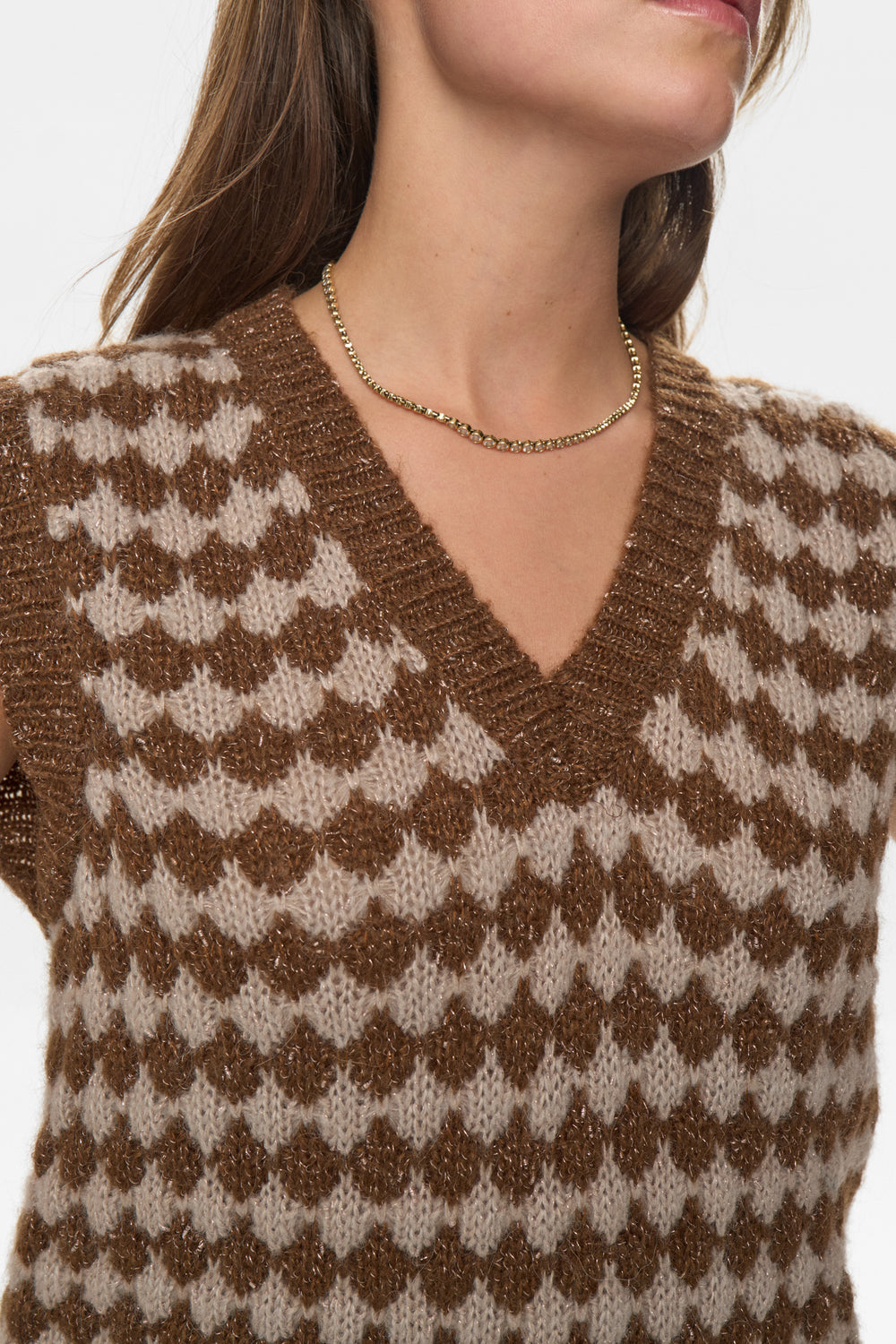 Nümph - NUBila Vest i brun