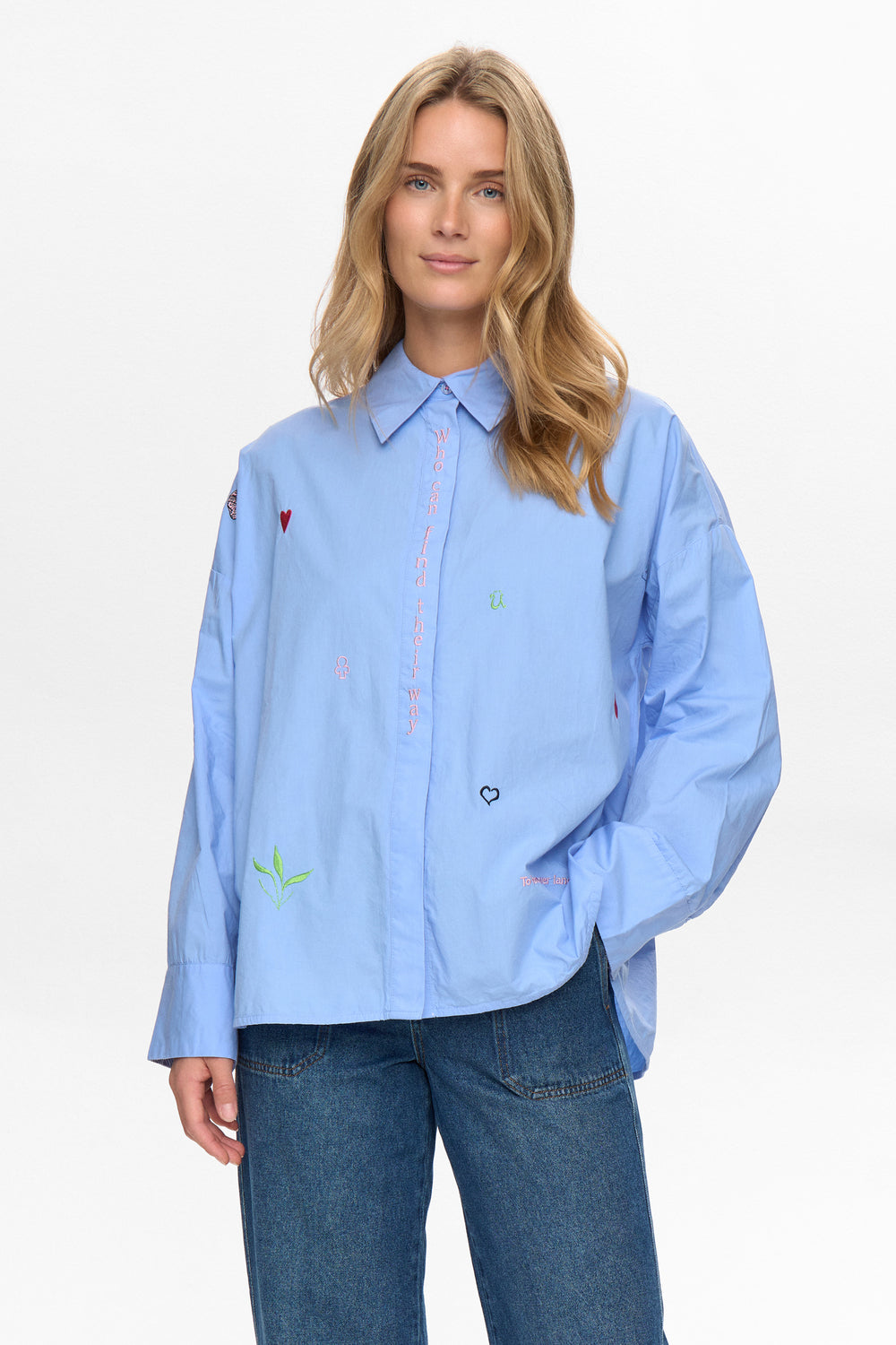 Nümph - NUJuna Skjorte i blå