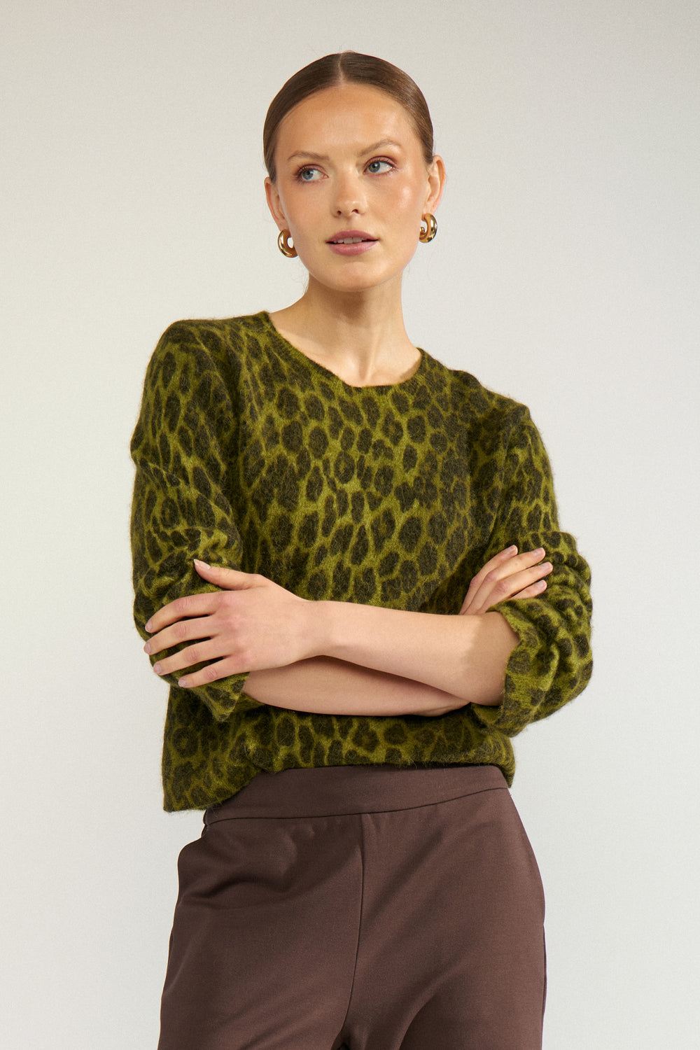 Nümph - NURiette Leo Pullover - Calla Green