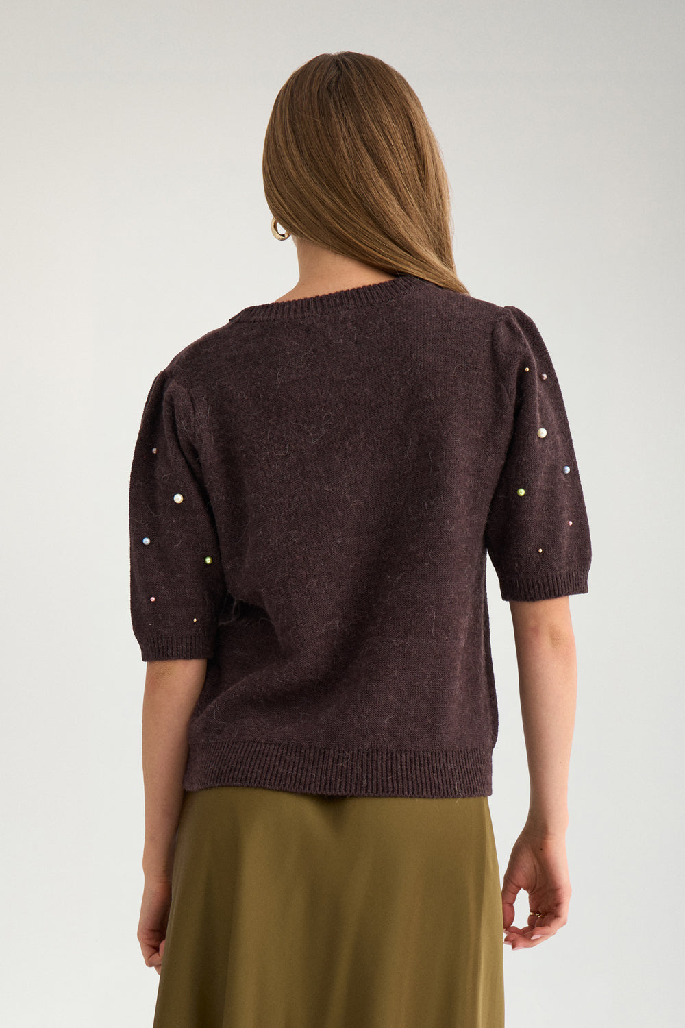 Nümph - NUBidda Pullover – Chocolate Plum