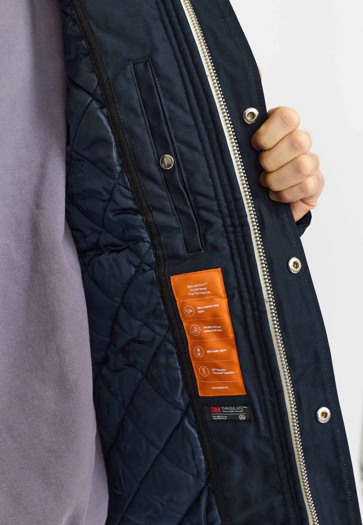 Revolution - Parka Jakke Navy