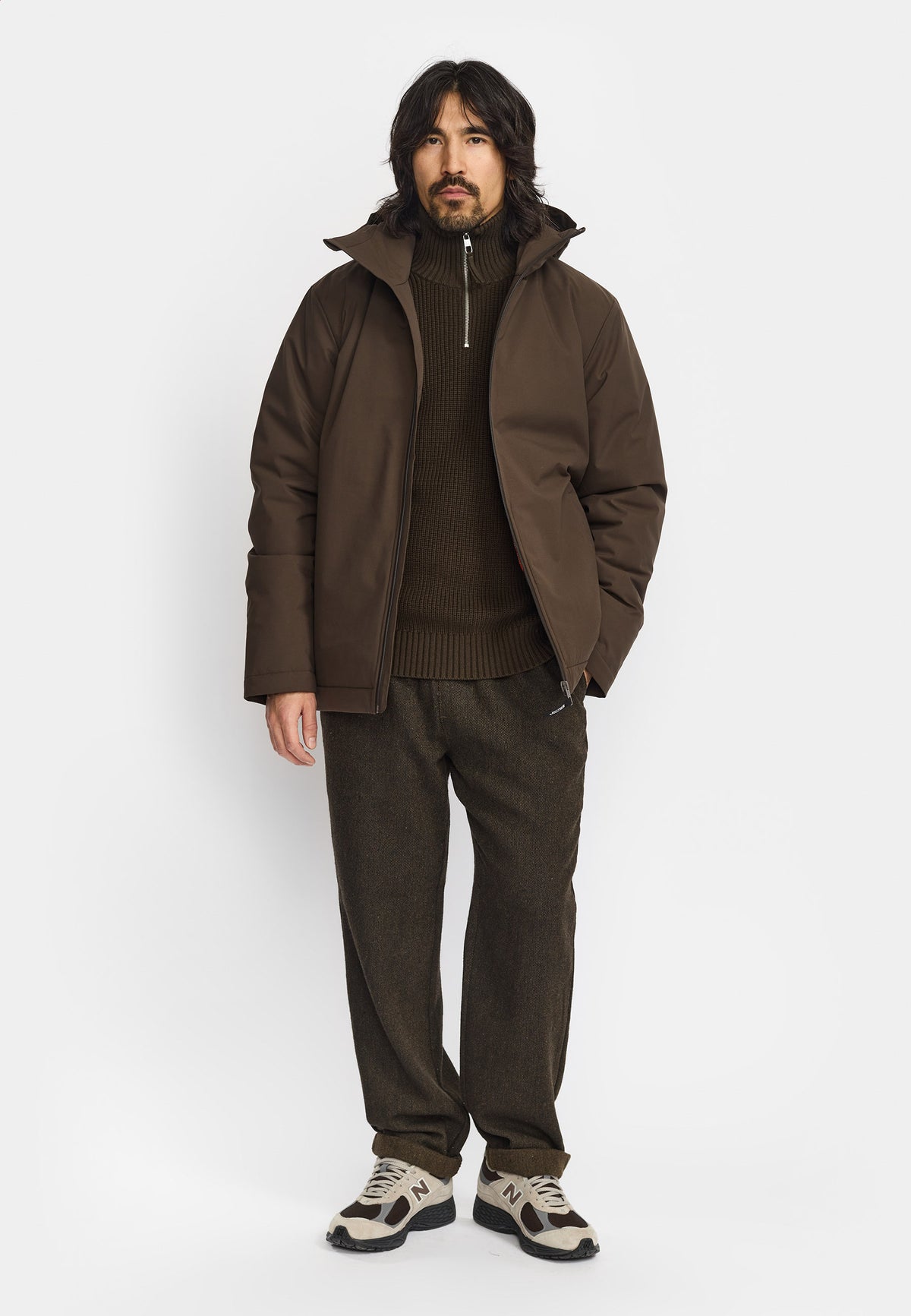 Revolution - Padded City Jakke i Brun
