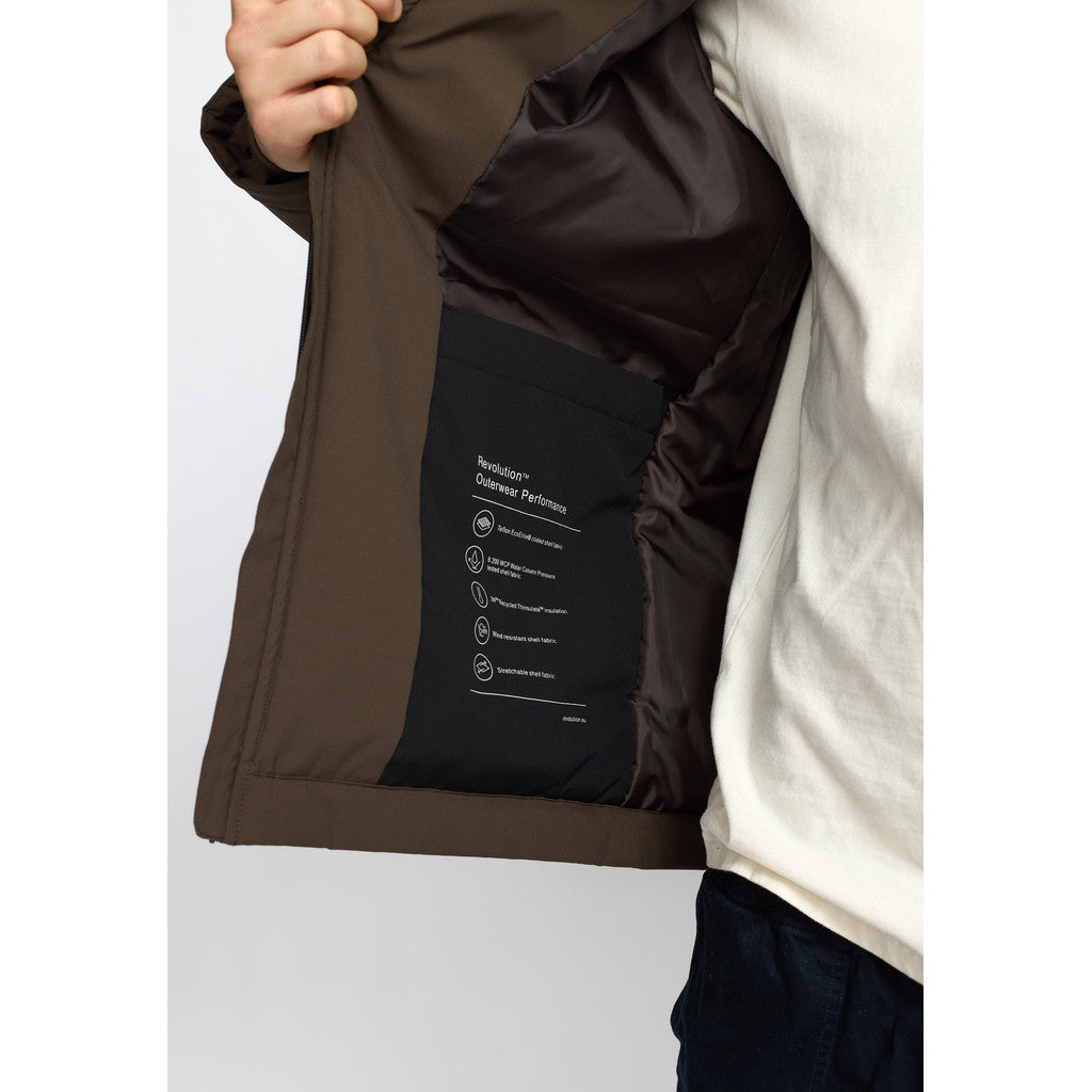 Revolution - Padded City Jakke i Brun