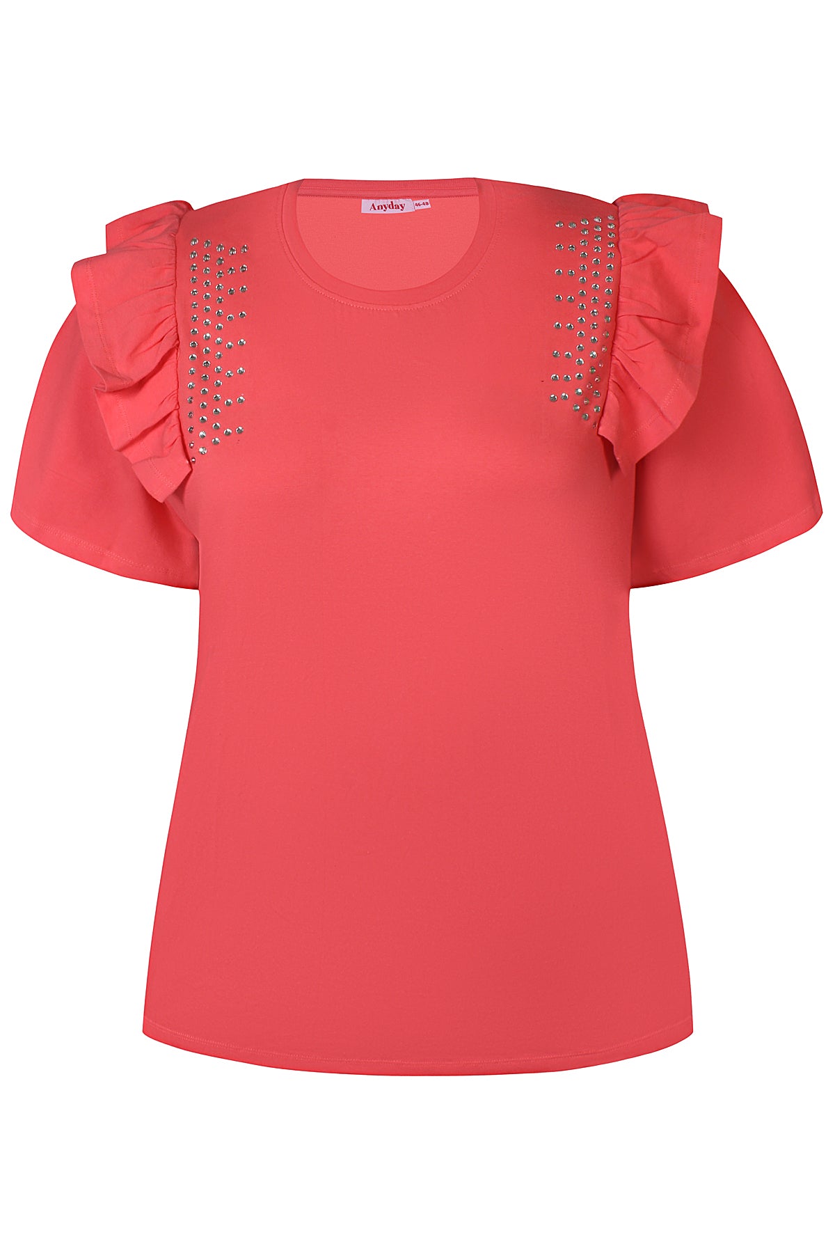 Attina T-shirt, Coral