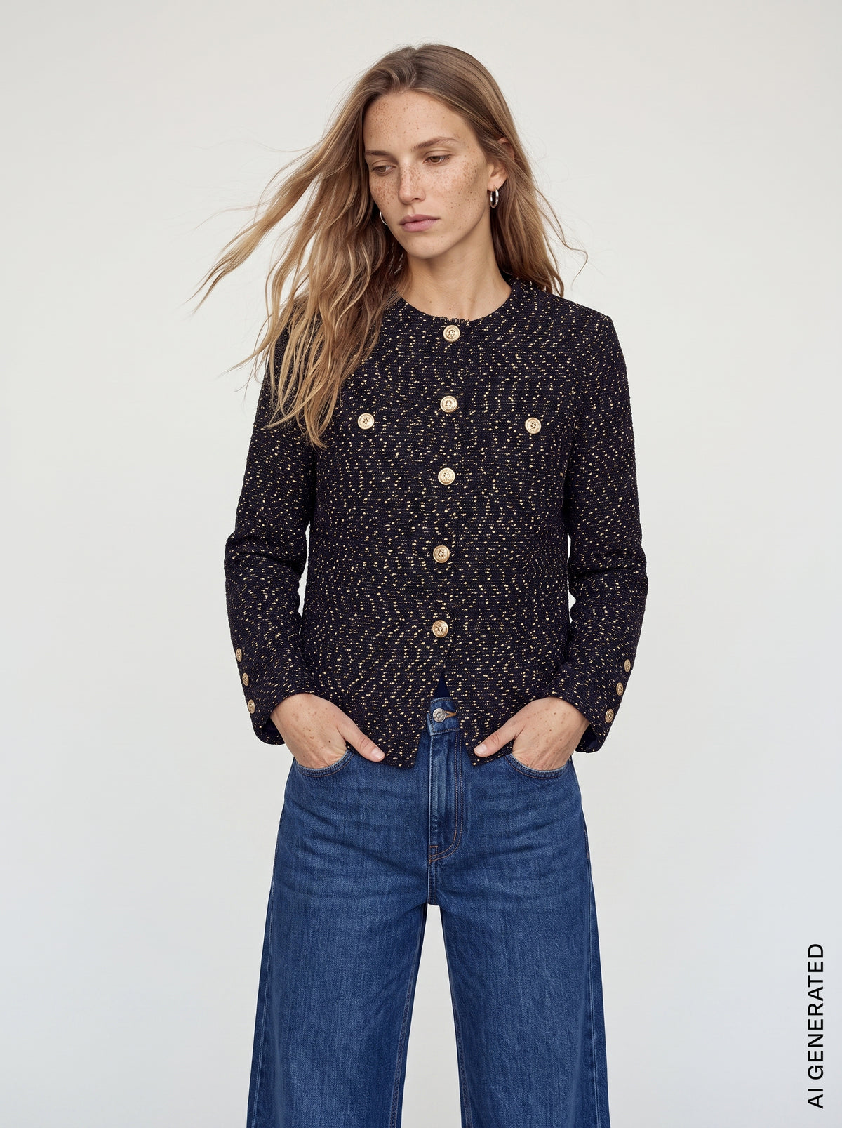 Mos Mosh – MMSilje Gracy Jacket – Navy Blazer