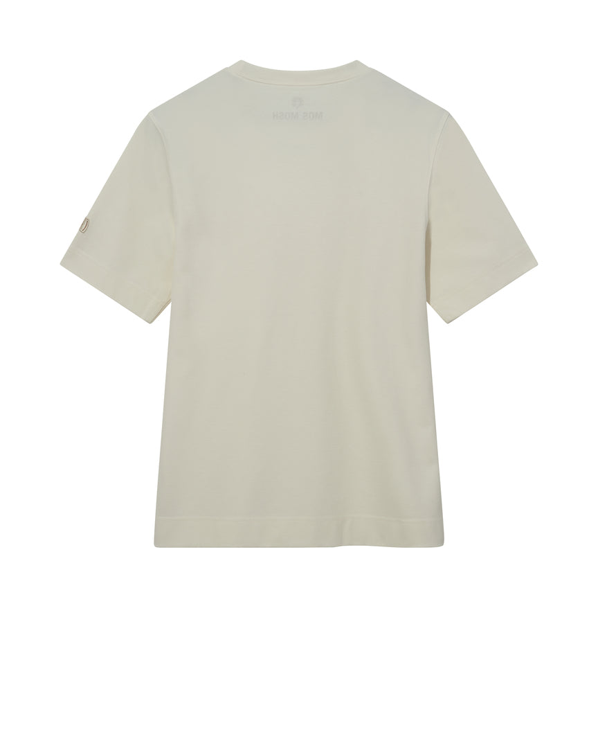 MMGHarvey Tee i Offwhite – Lækker Basis T-shirt