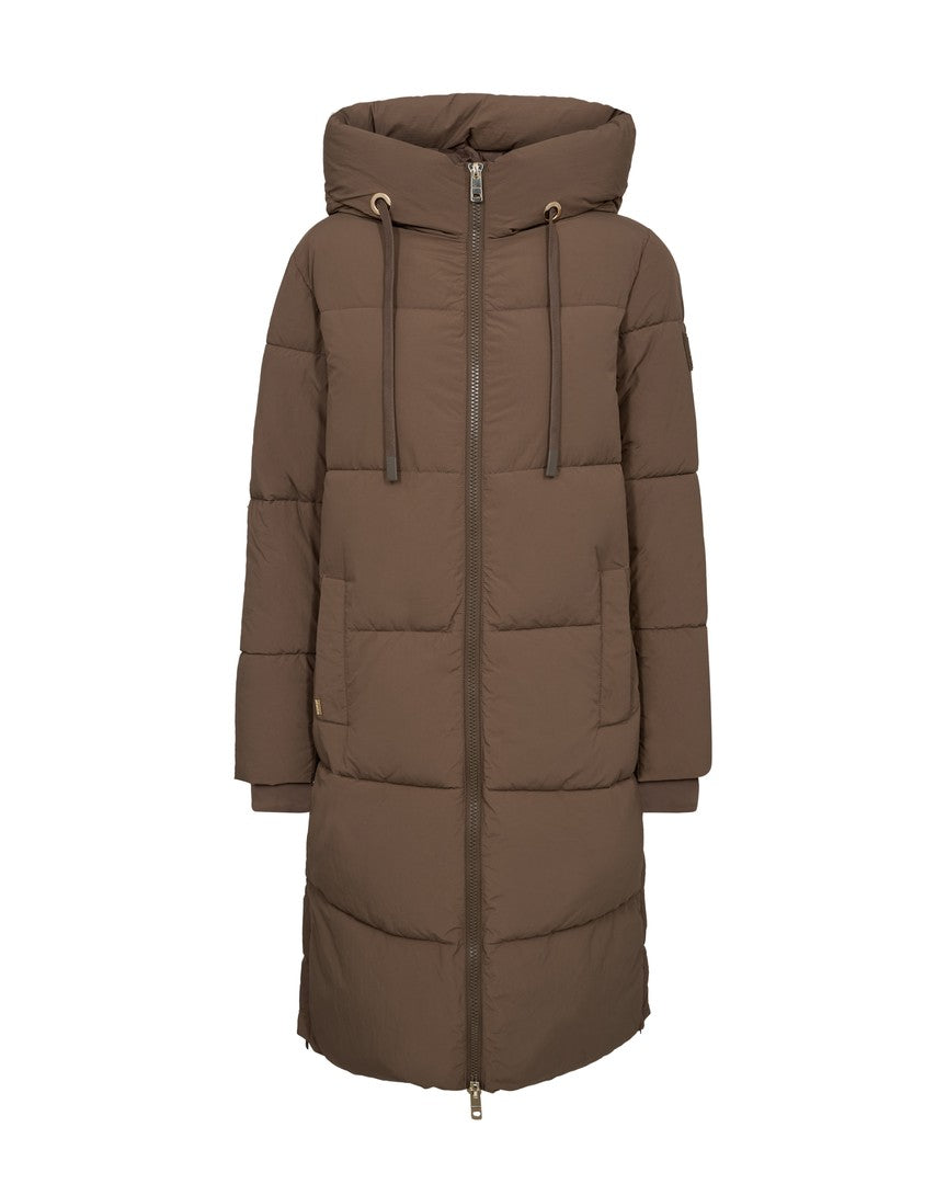 Mos Mosh - MMOllie Terma Long Coat i brun