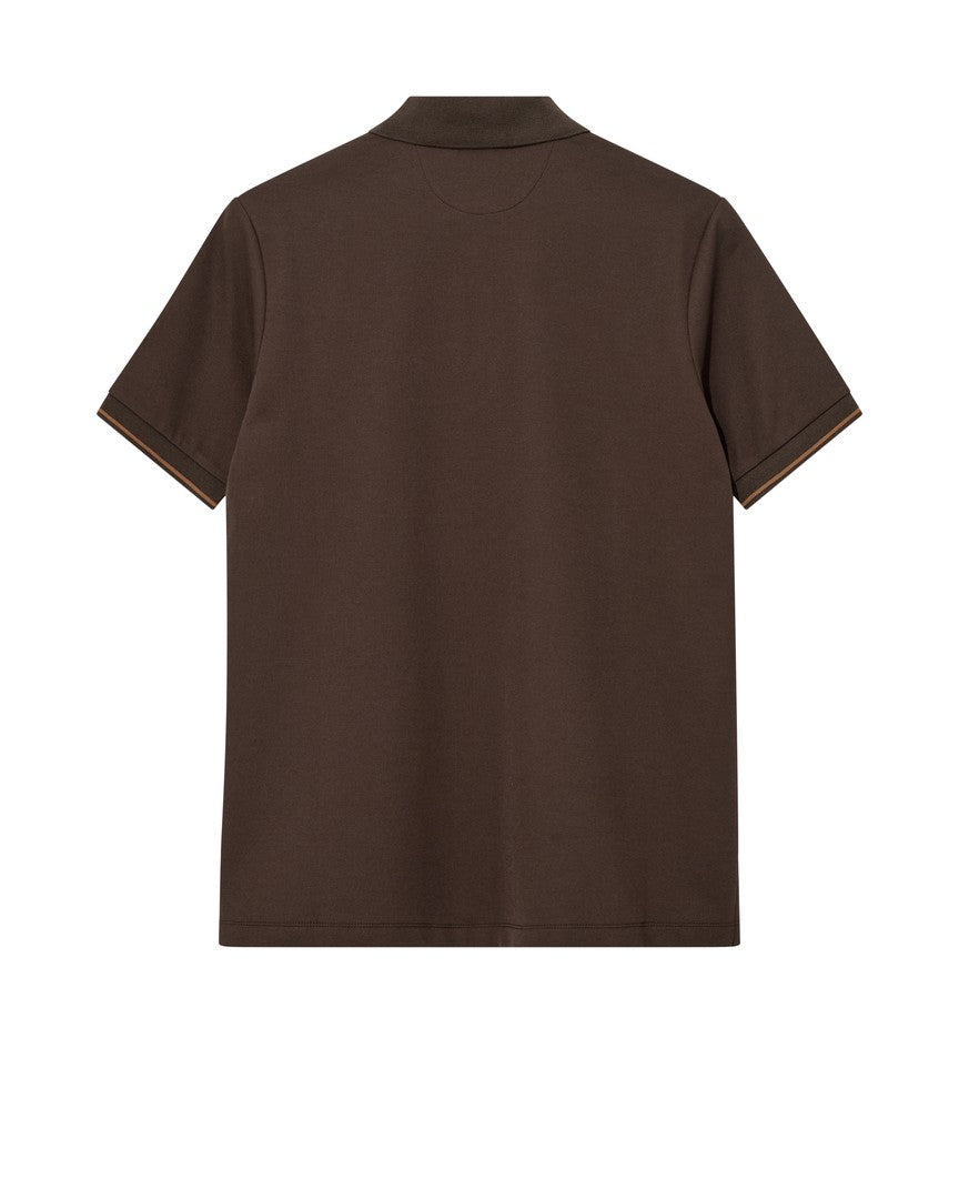 MMGHarvey Polo – Chocolate Brown