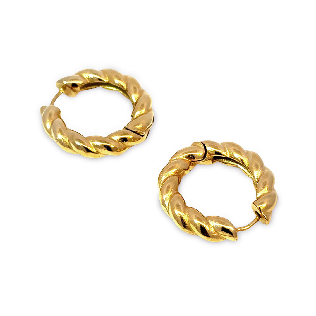 Bay - Camille Hoop 26mm. Vandfaste hoops