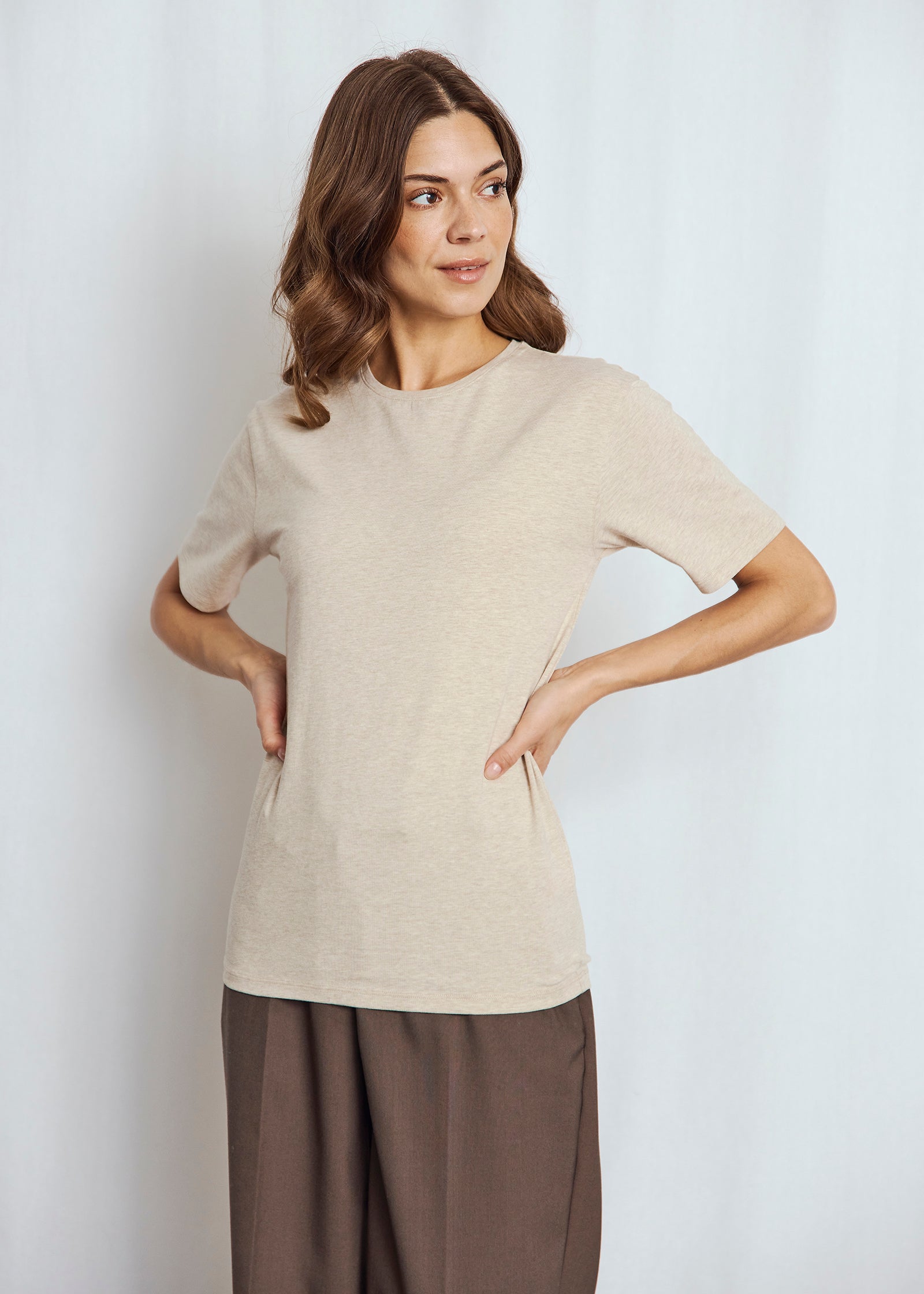 Bruun & Stengade - Abelone T-shirt i sand