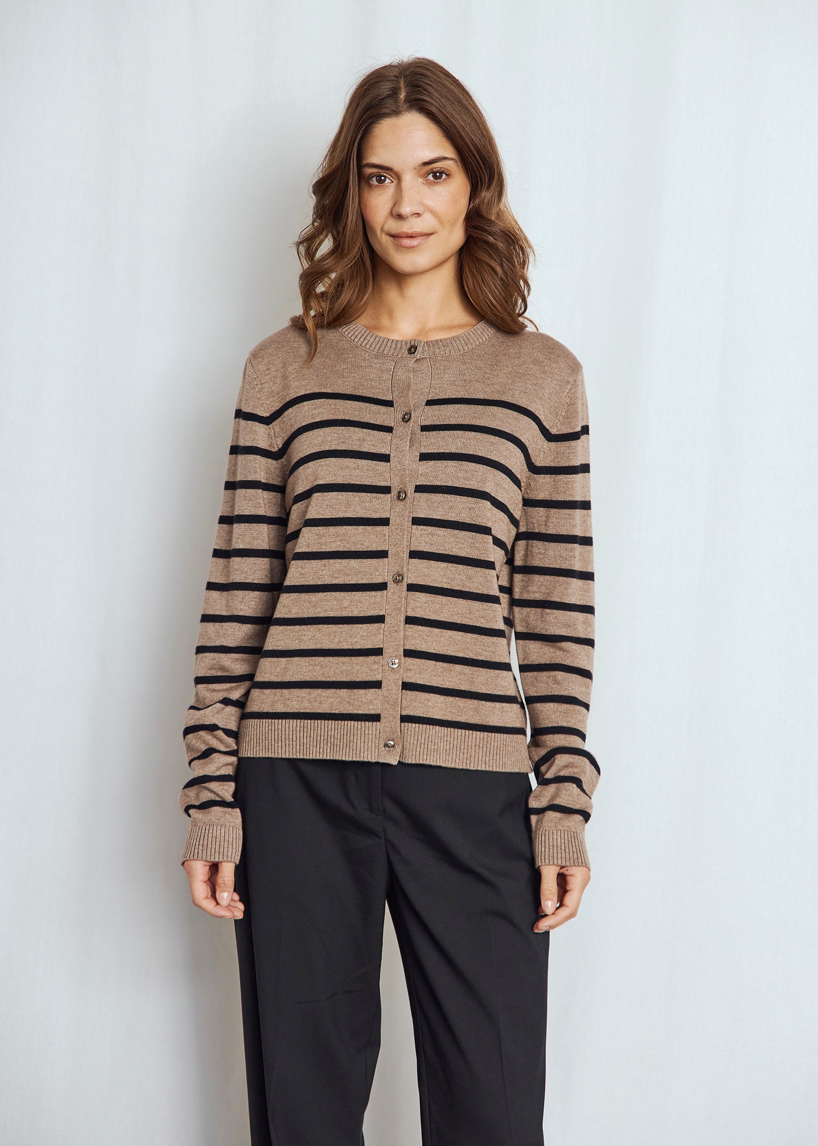Bruun & Stengade - Kjersti Cardigan med striber