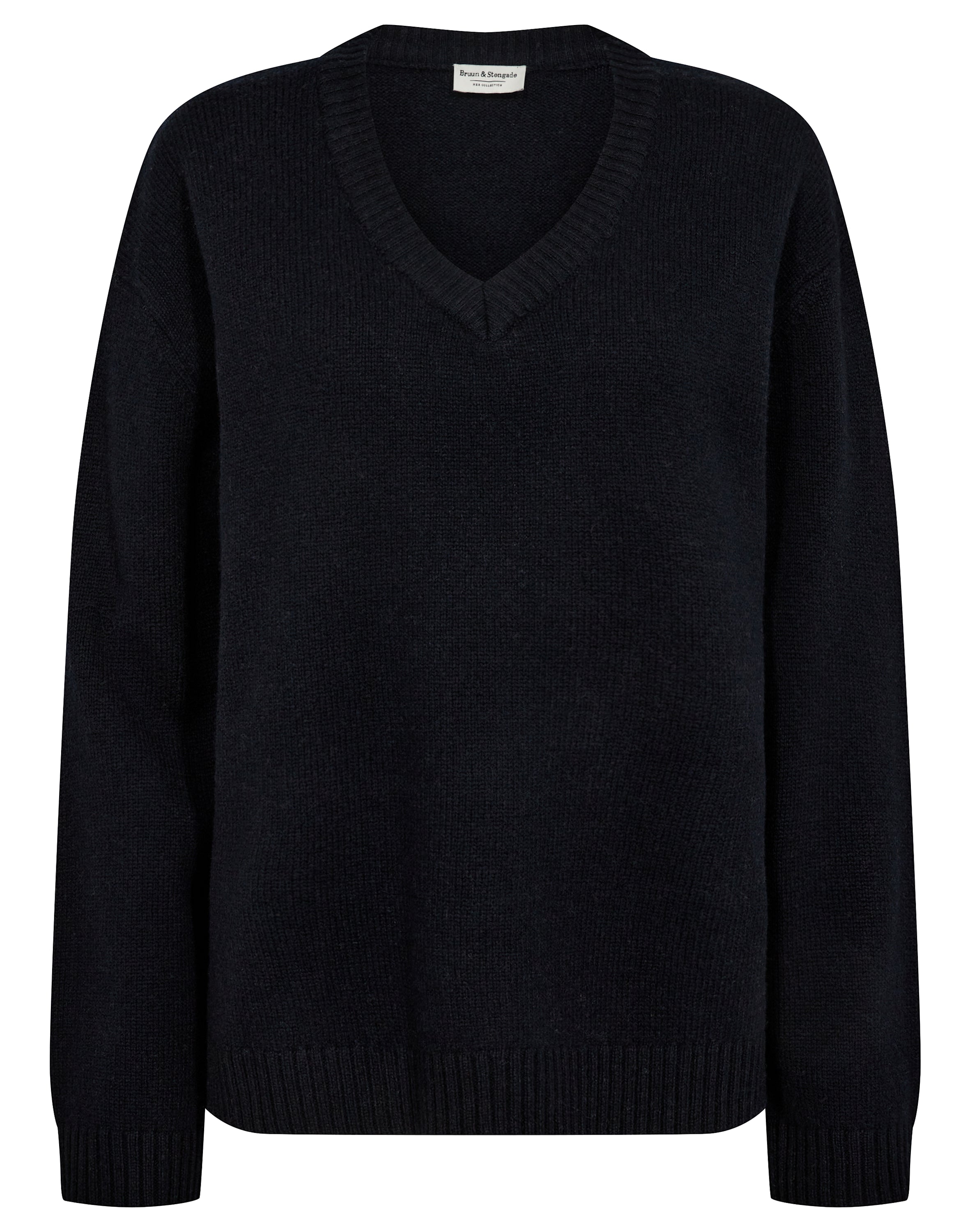 Bruun & Stengade - Lina V-hals strik i navy