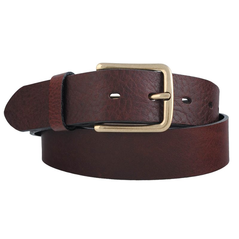 Bosswik - Alsidigt læderbælte Brun Art. D10206