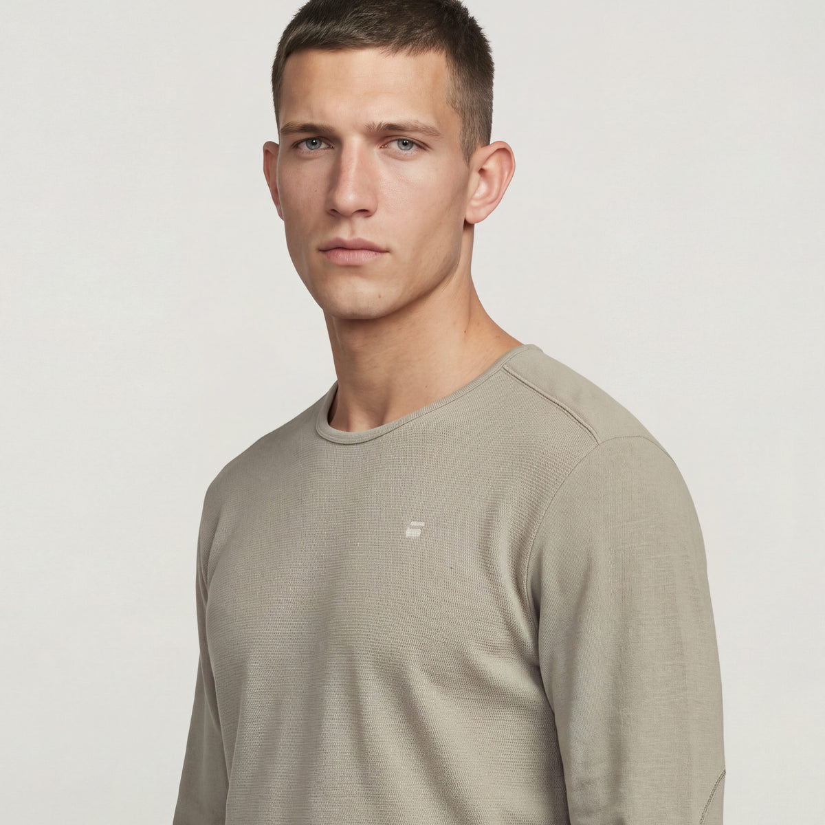 G-Star - Structured Tweeter Long Sleeve - Elephant Skin