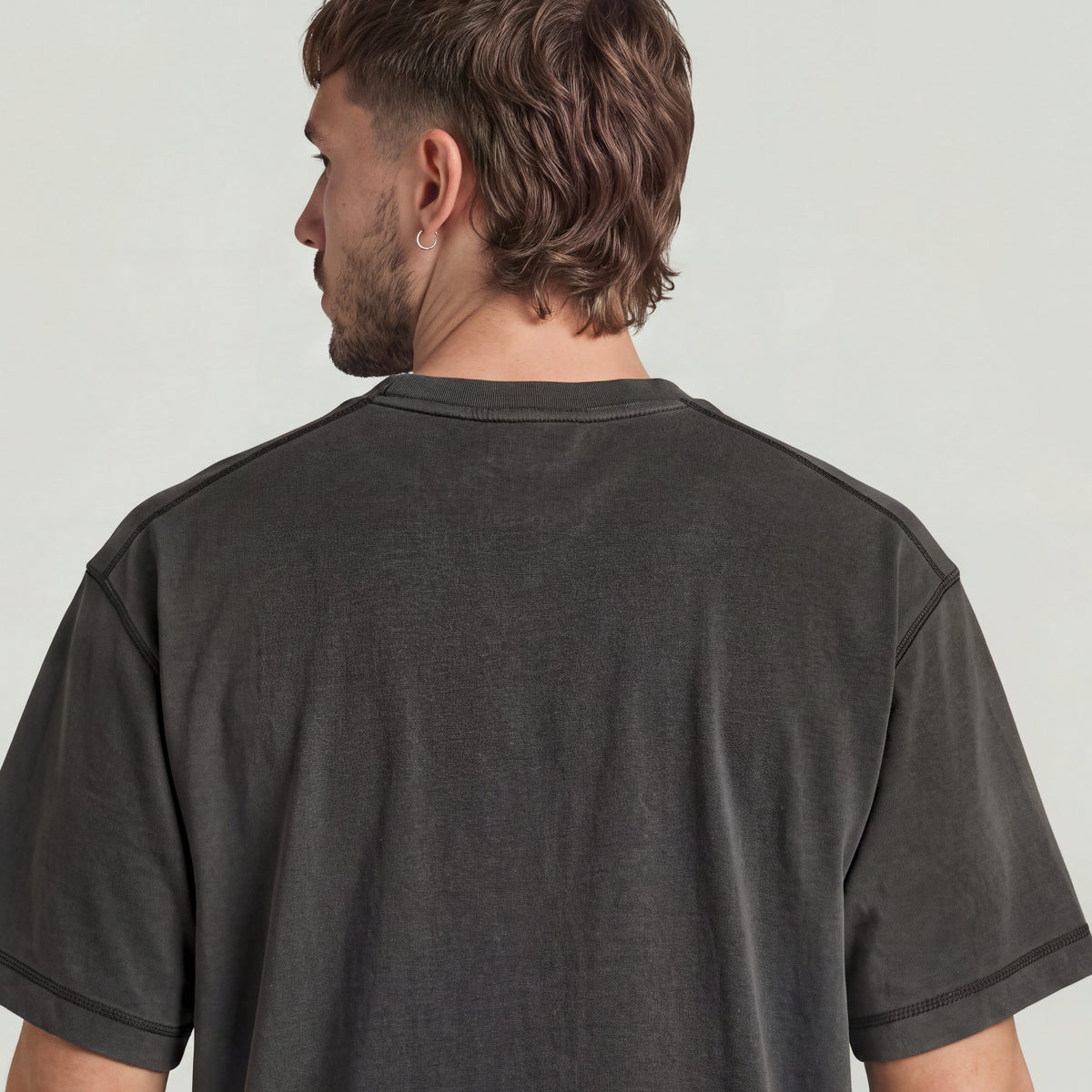 G-Star - Unit Washed Relaxed T-Shirt - Dark Black
