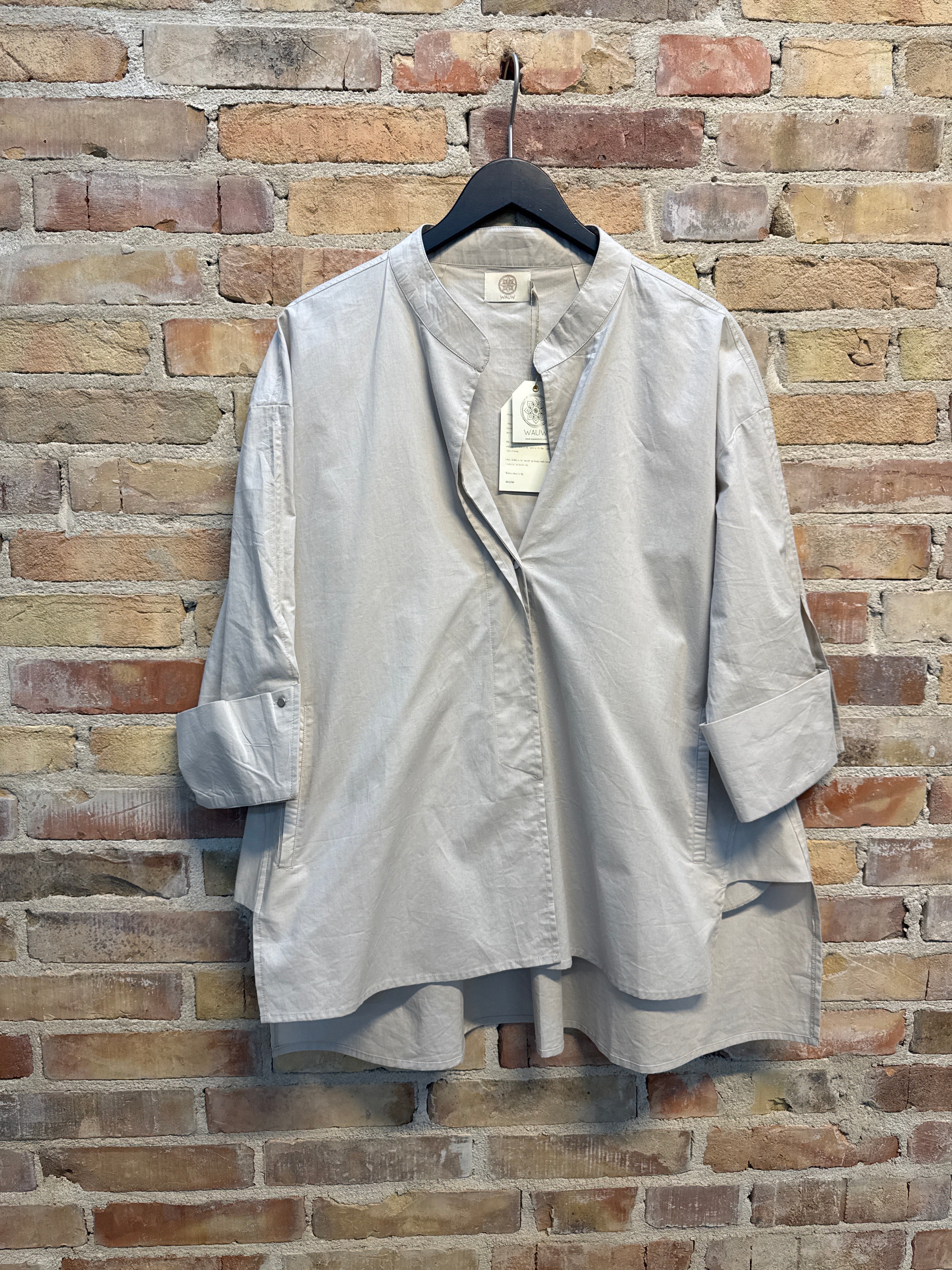 Wauw - Luna skjorte i Silver grey