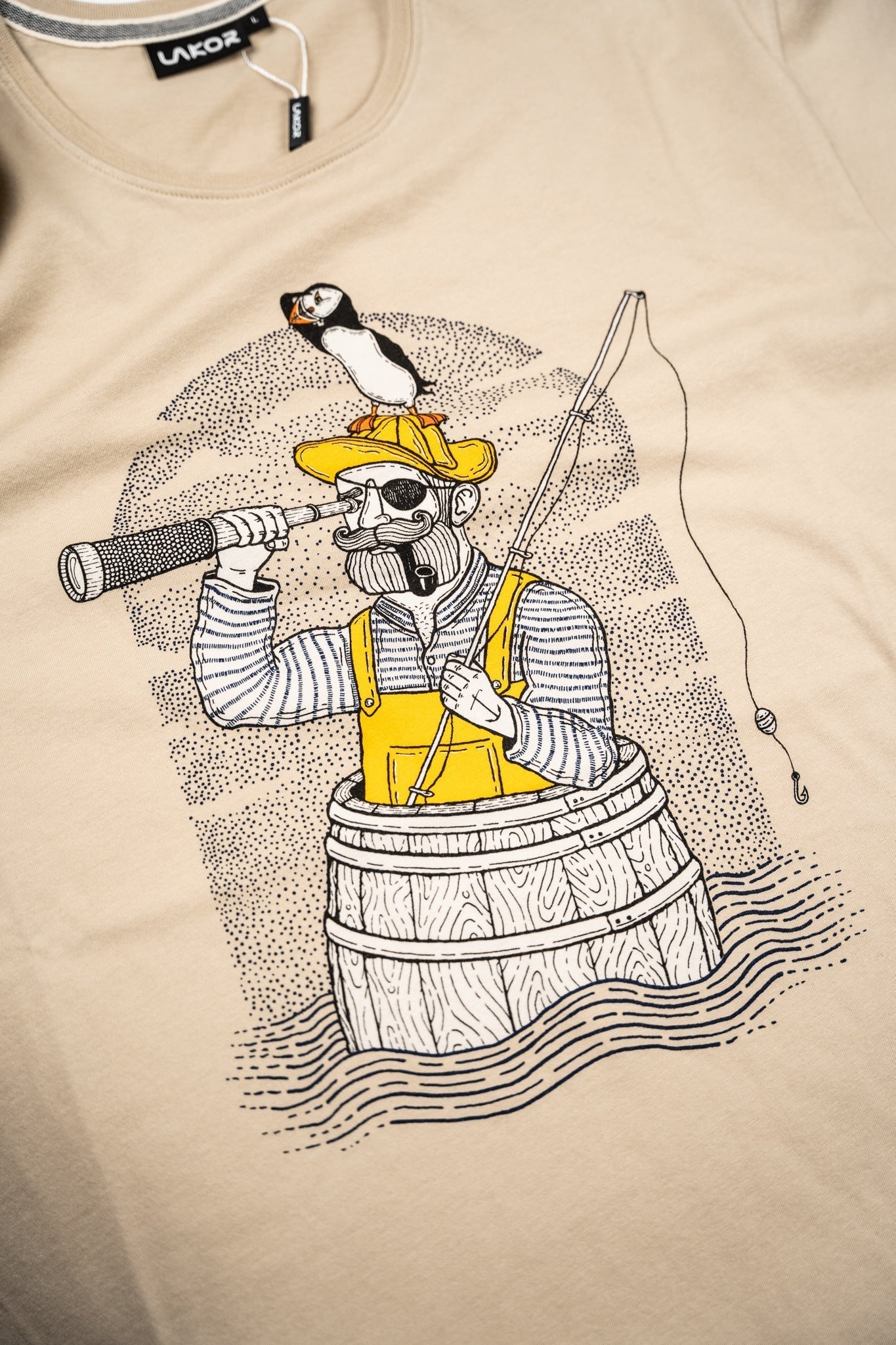 Lakor - Fishing in a barrel T-shirt