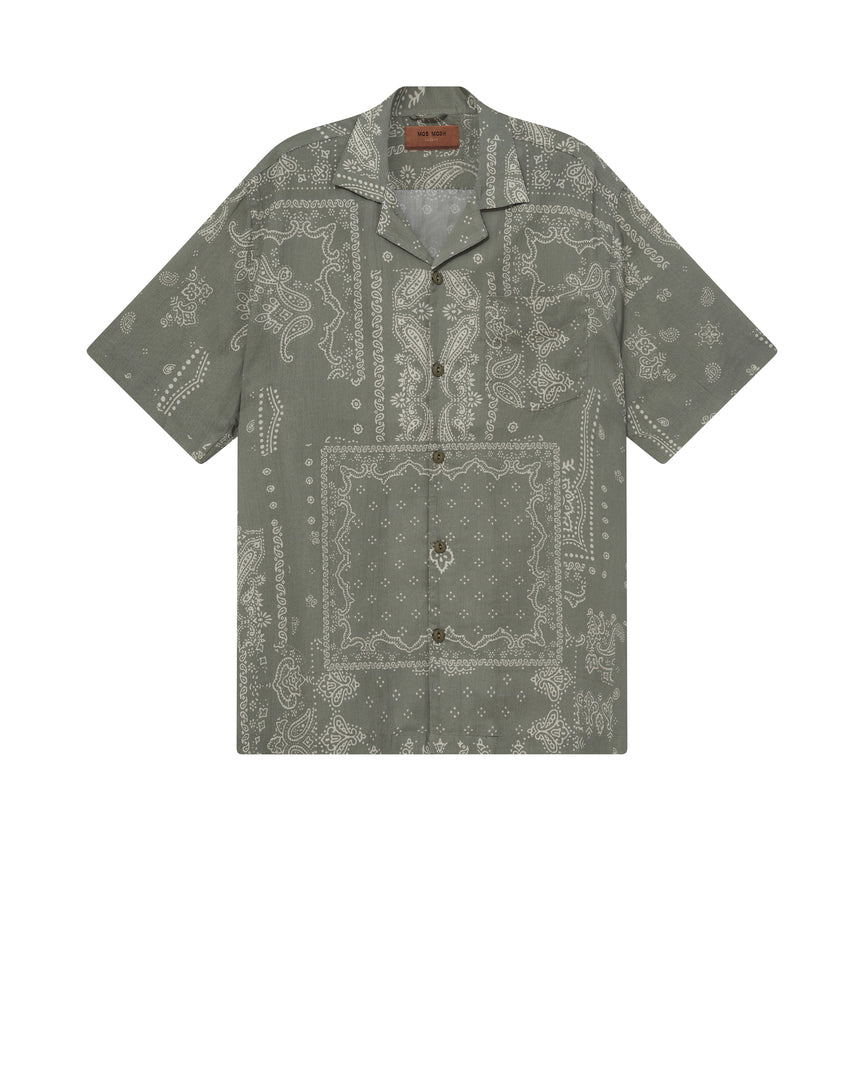 Mos Mosh Gallery MMGHaze Bandana Shirt – Skjorte