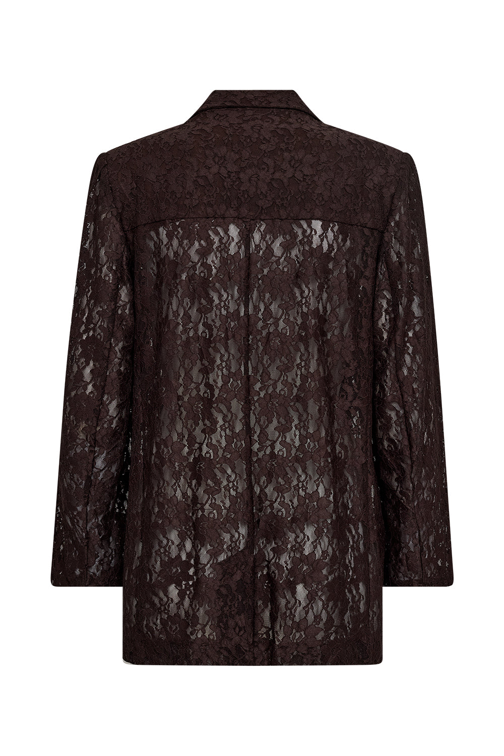 Ivy - Lara Lace Blazer, Expresso brown
