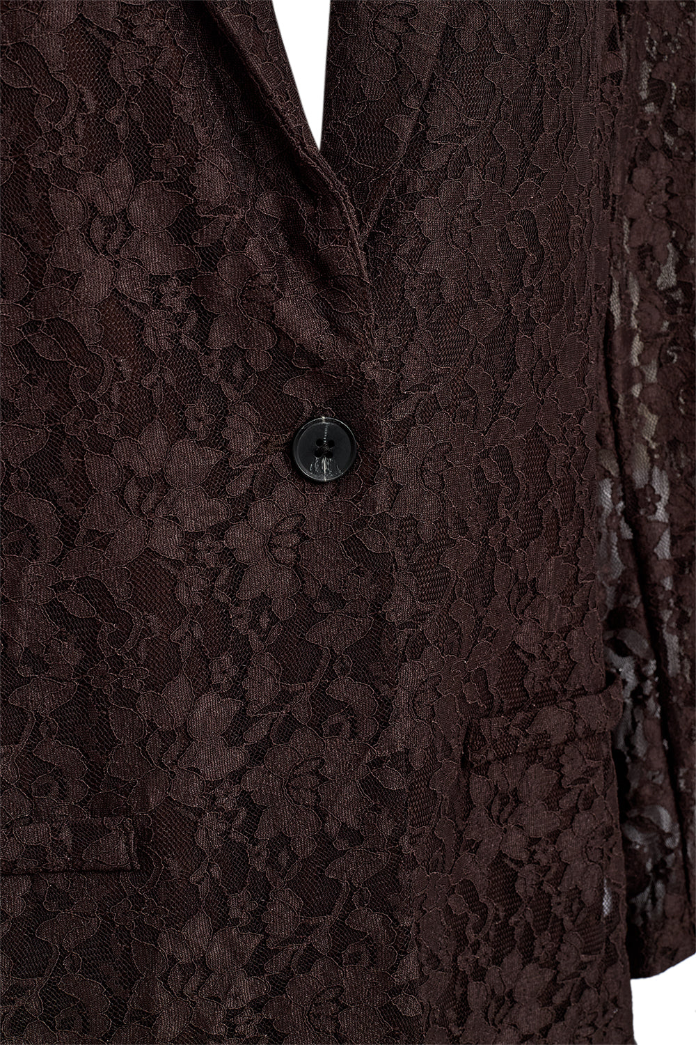 Ivy - Lara Lace Blazer, Expresso brown