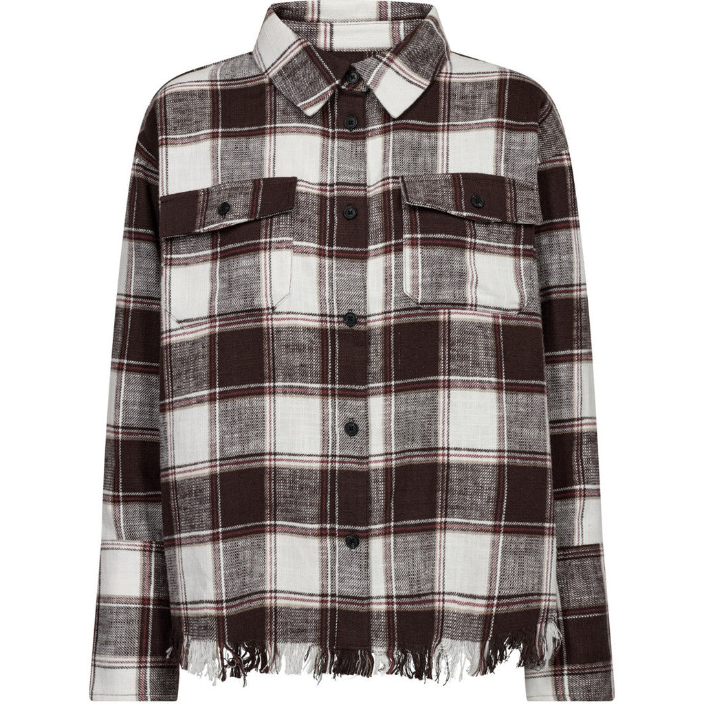 Ivy Cph - Pia Distressed shirt, Brown check