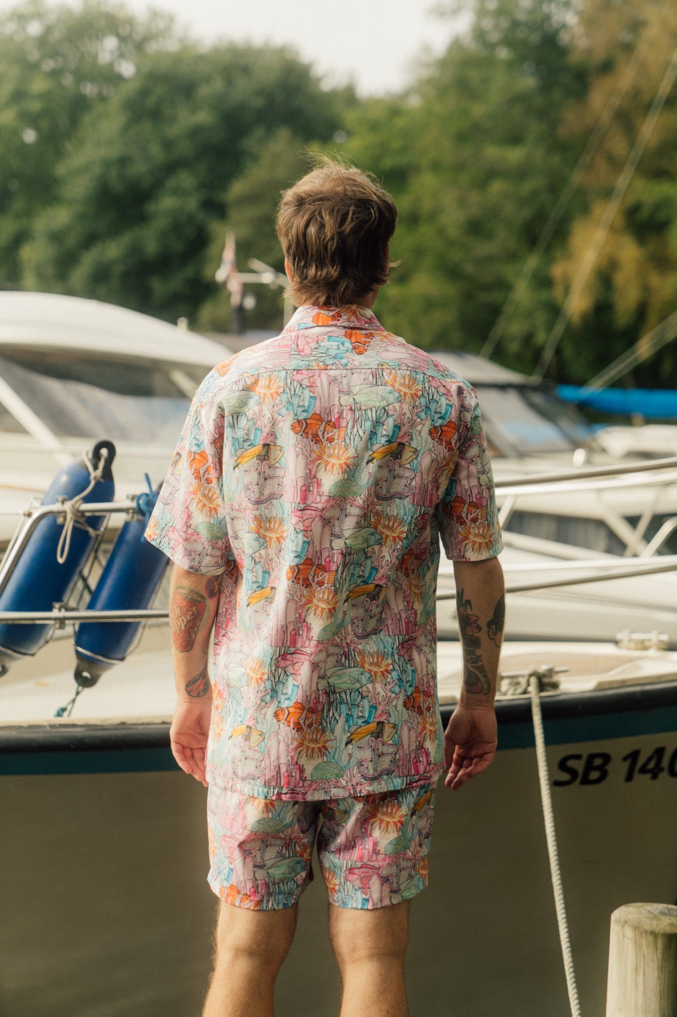 Lakor - Underwater Garden kortærmet skjorte