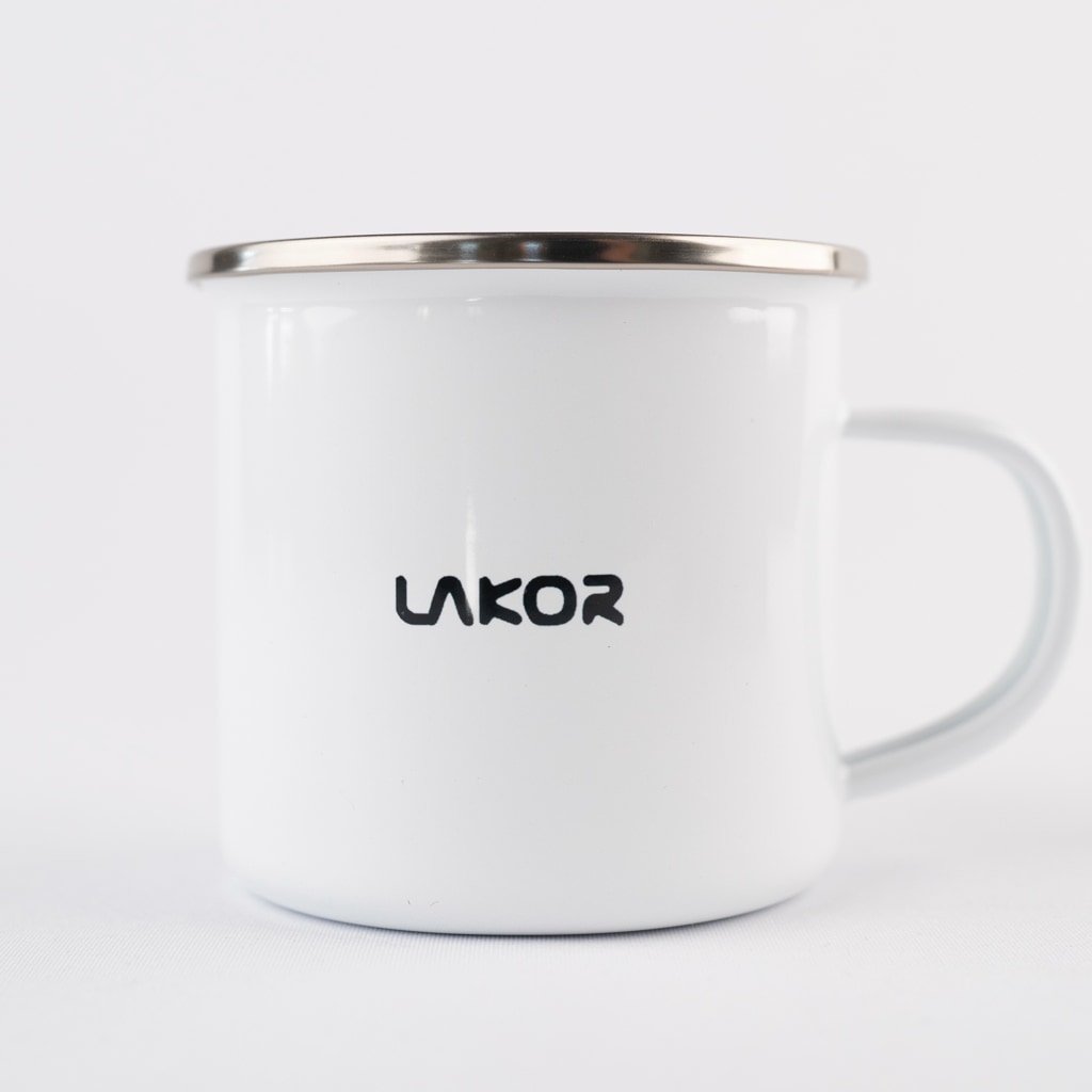 Lakor - Flipping The Bird Enamel Mug
