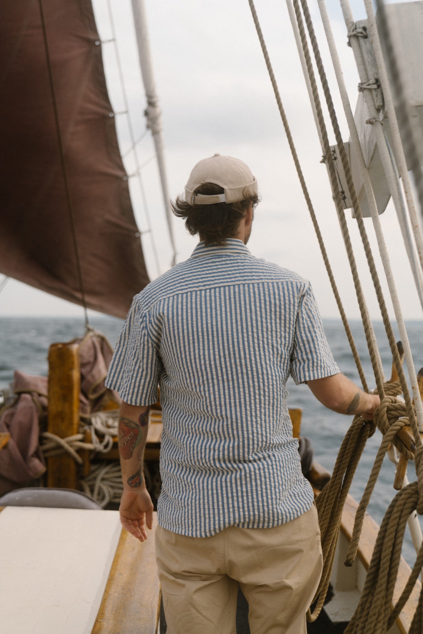 Lakor - Seer Sucker Short Sleeve Shirt