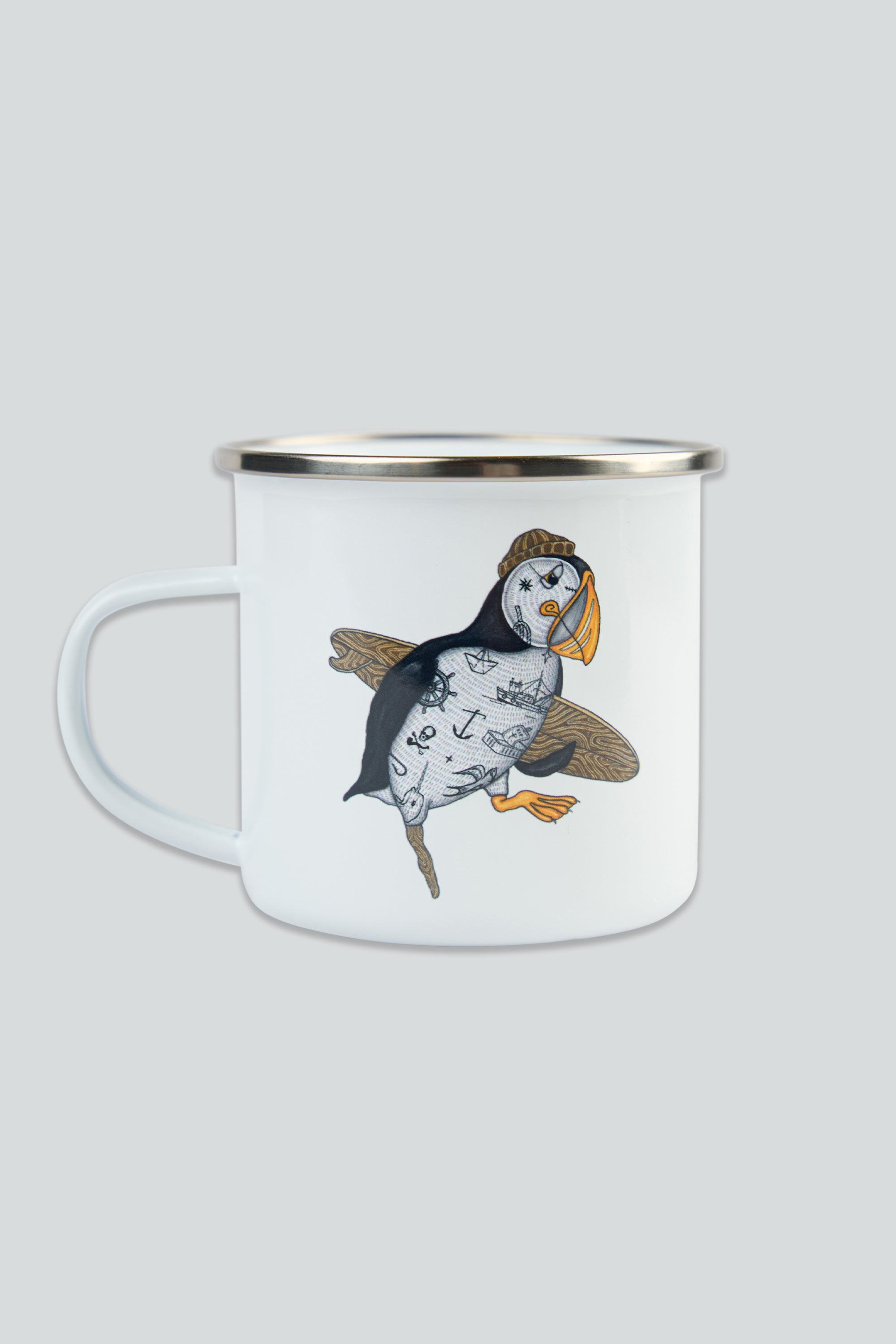 Lakor - Sea Parrot Surfer Enamel Mug