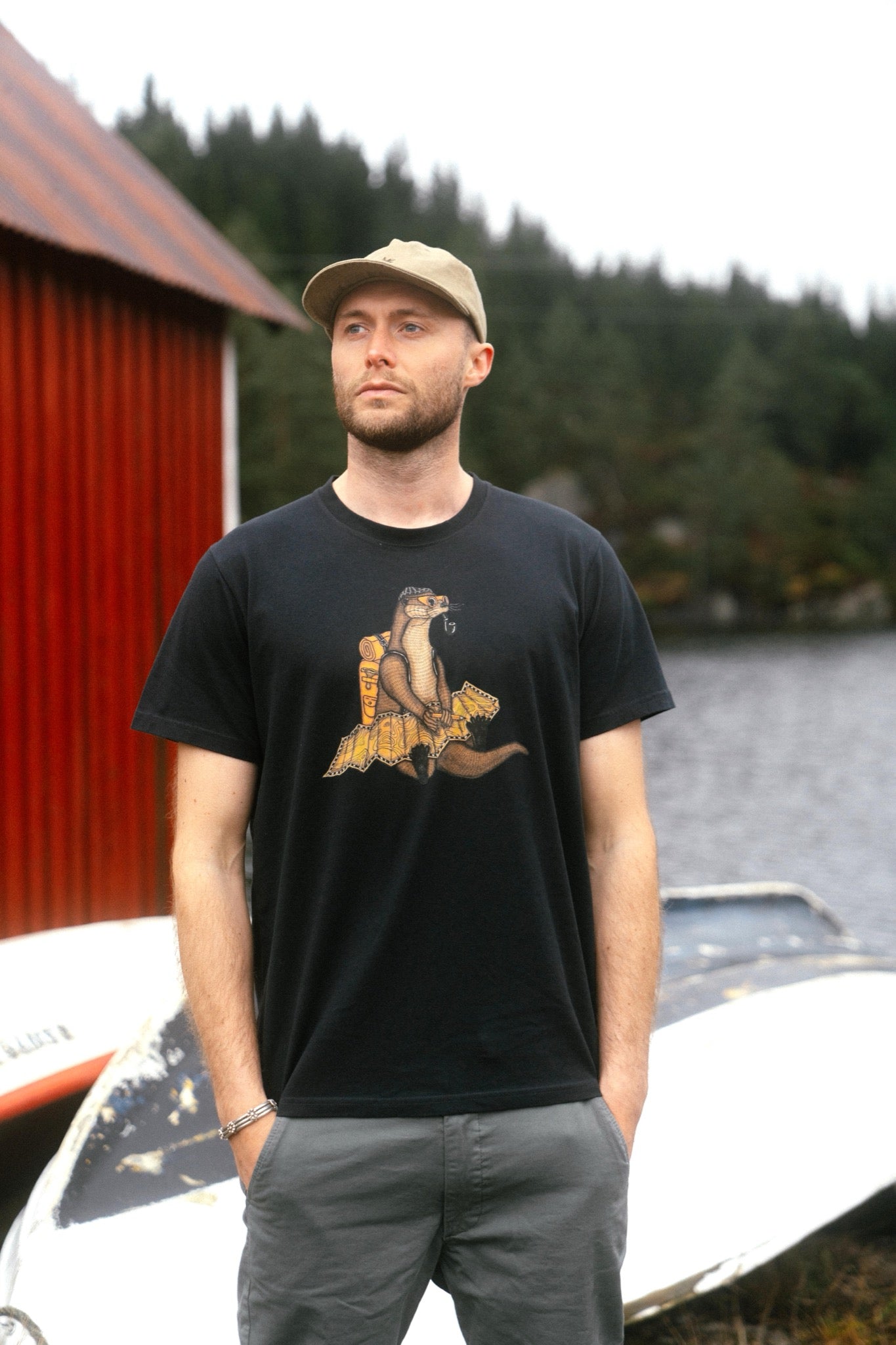 Lakor - The Otter Way T-shirt Navy